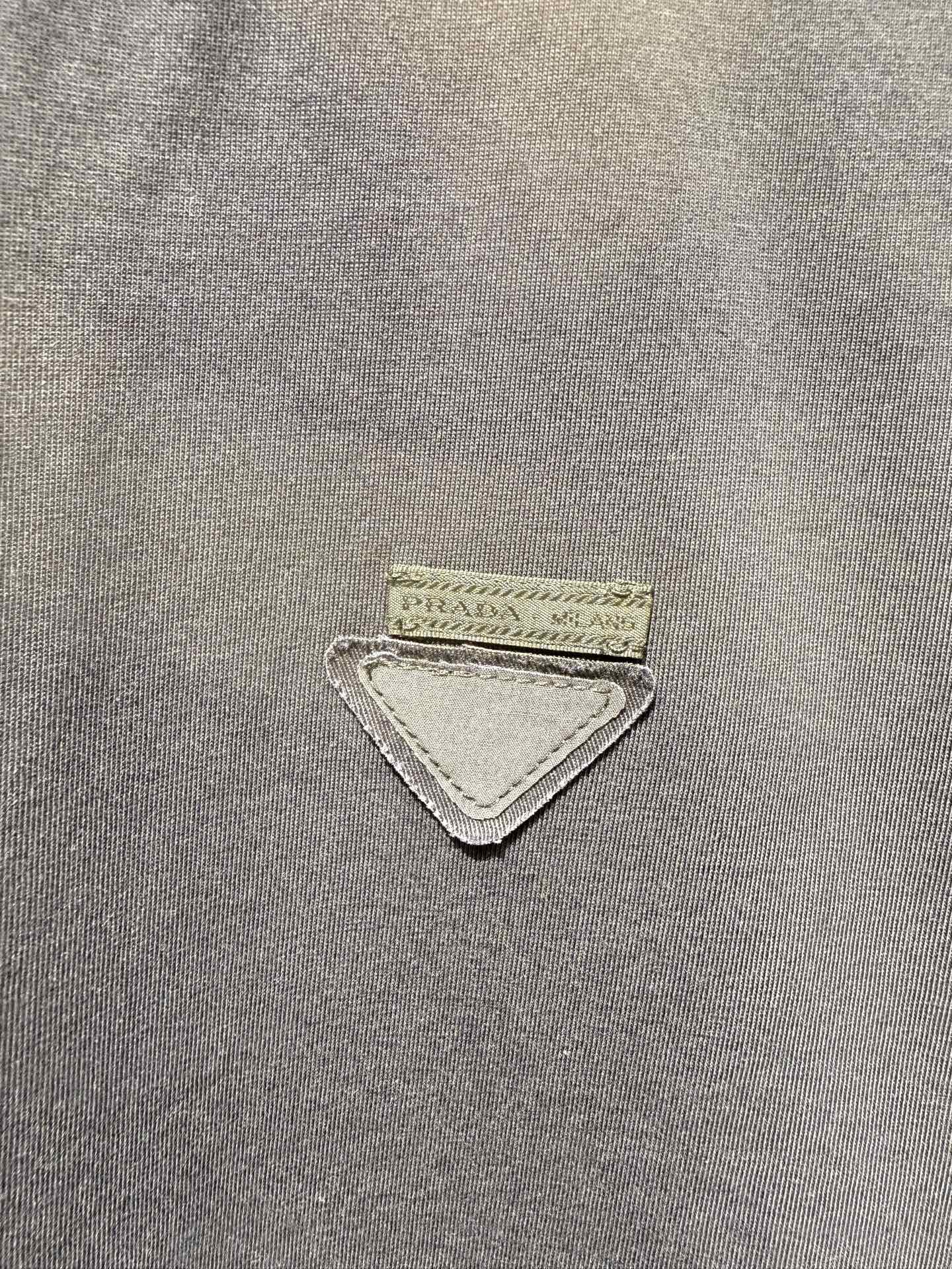 Prada Men's Divisa Layered Crewneck T-Shirt  (UJN912-11CD-F095J-S-WMO）