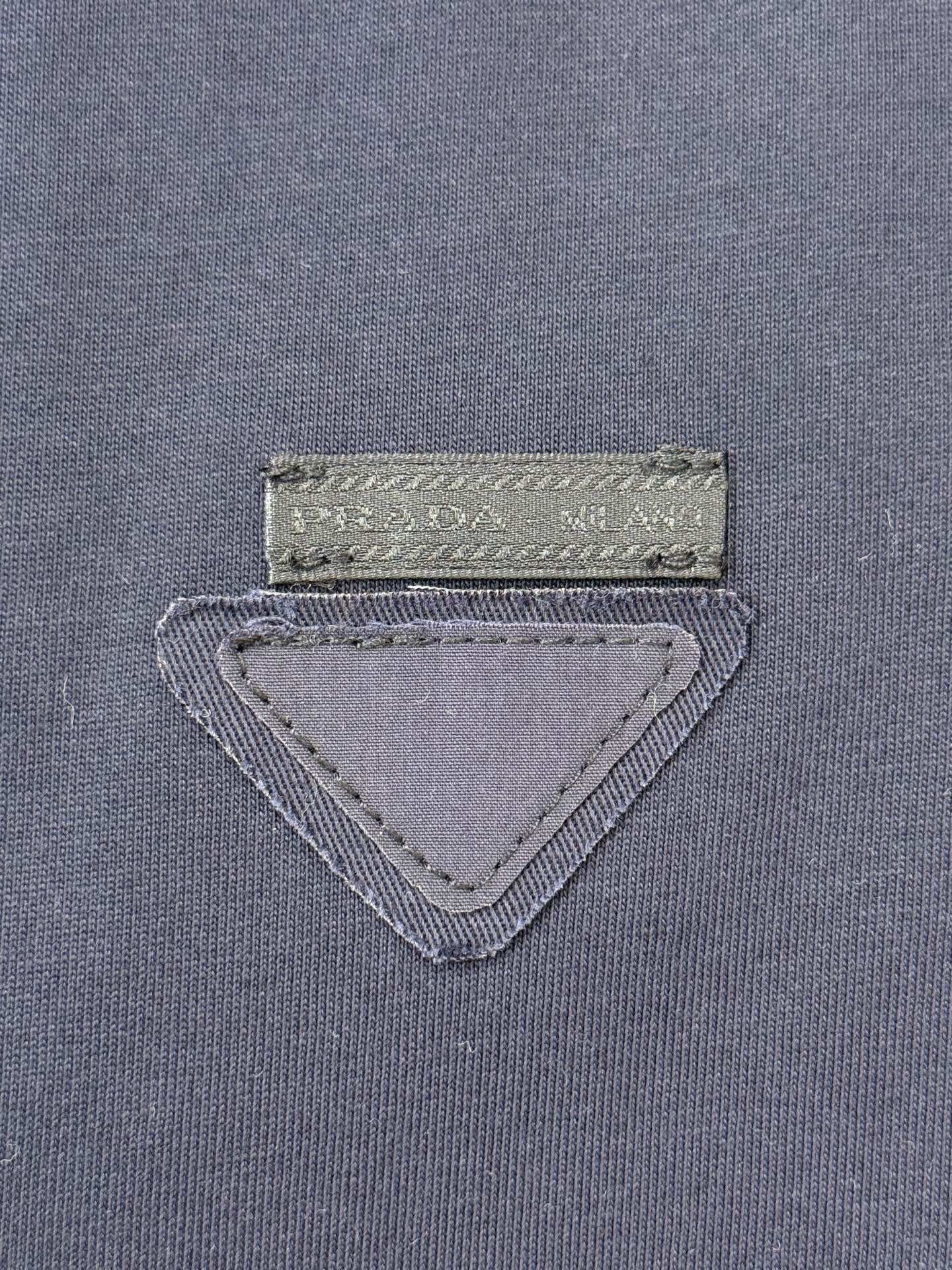 Prada Men's Divisa Layered Crewneck T-Shirt  (UJN912-11CD-F095J-S-WMO）