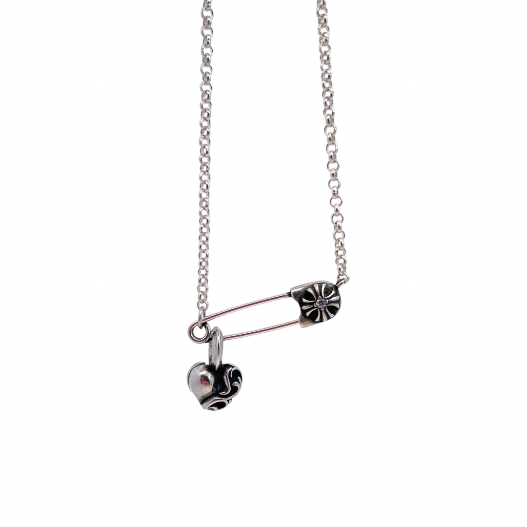 CHROME HEARTS Brooch Heart Necklace（CHROME HEARTS 251）