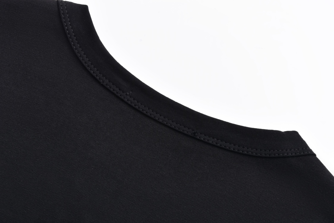 Prada Black Cotton T-shirt（UJN824-11ZM-F0002-S-222）