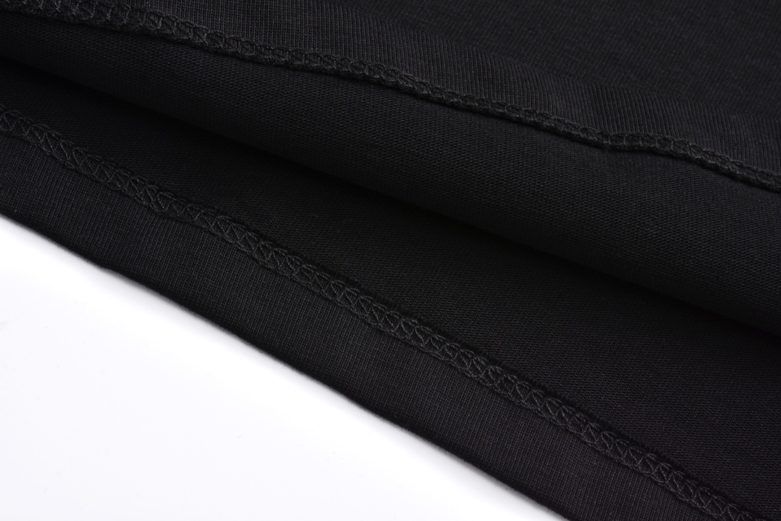 Prada Black Cotton T-shirt（UJN824-11ZM-F0002-S-222）