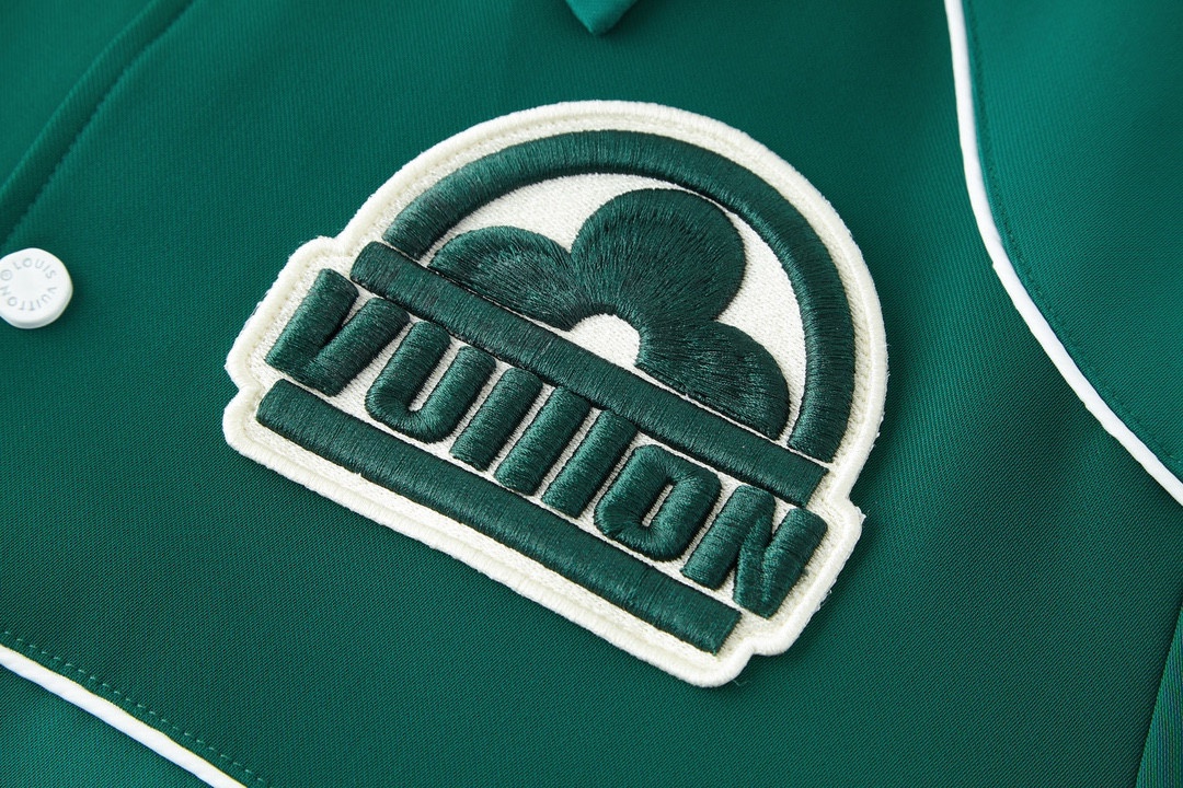 Louis Vuitton Jacket Coach Green Cotton（1ABJ0P）