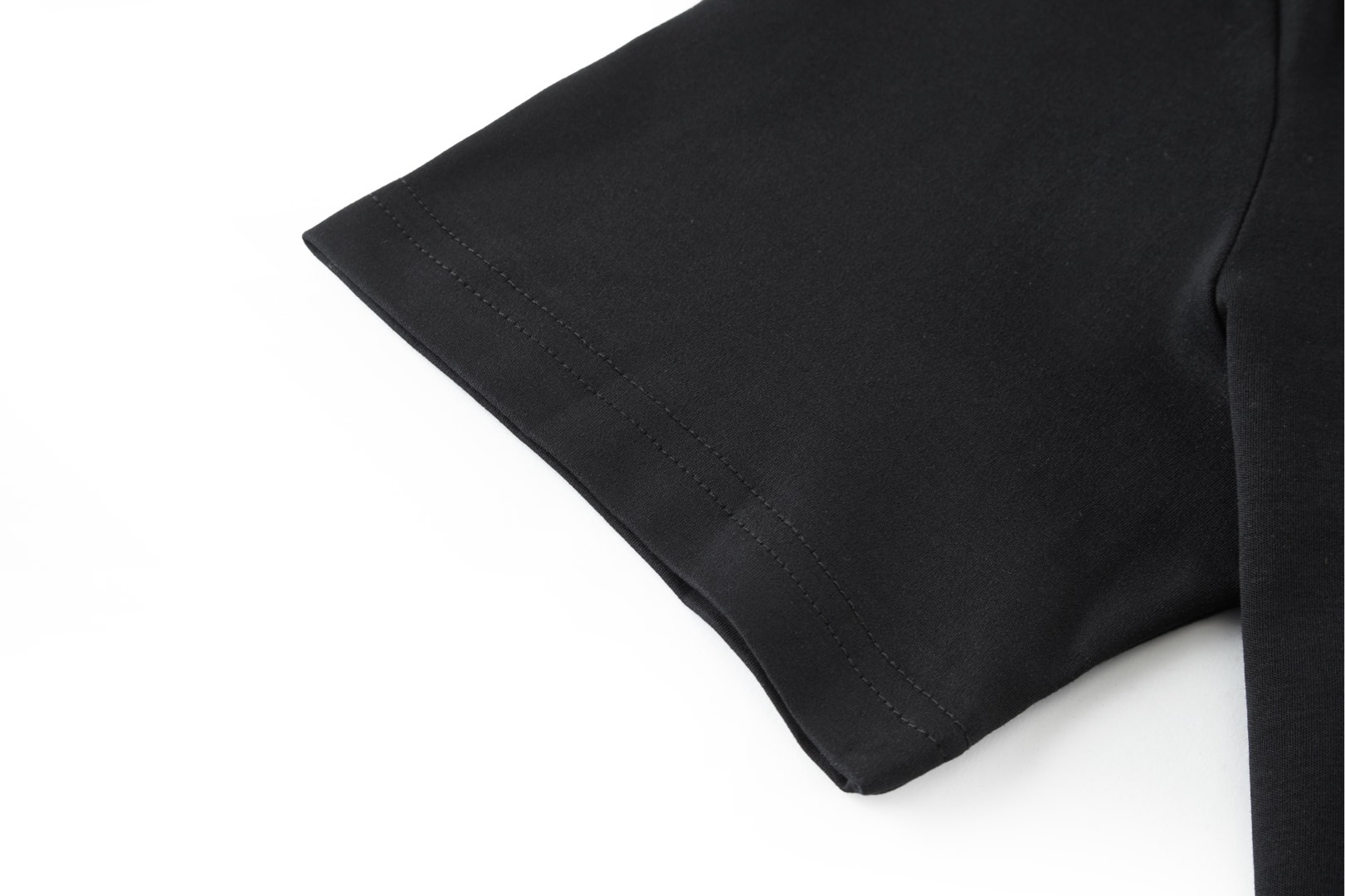 PRADA Stretch cotton polo shirt with Re-Nylon details (UJN703-1YED-F0806-S-211）