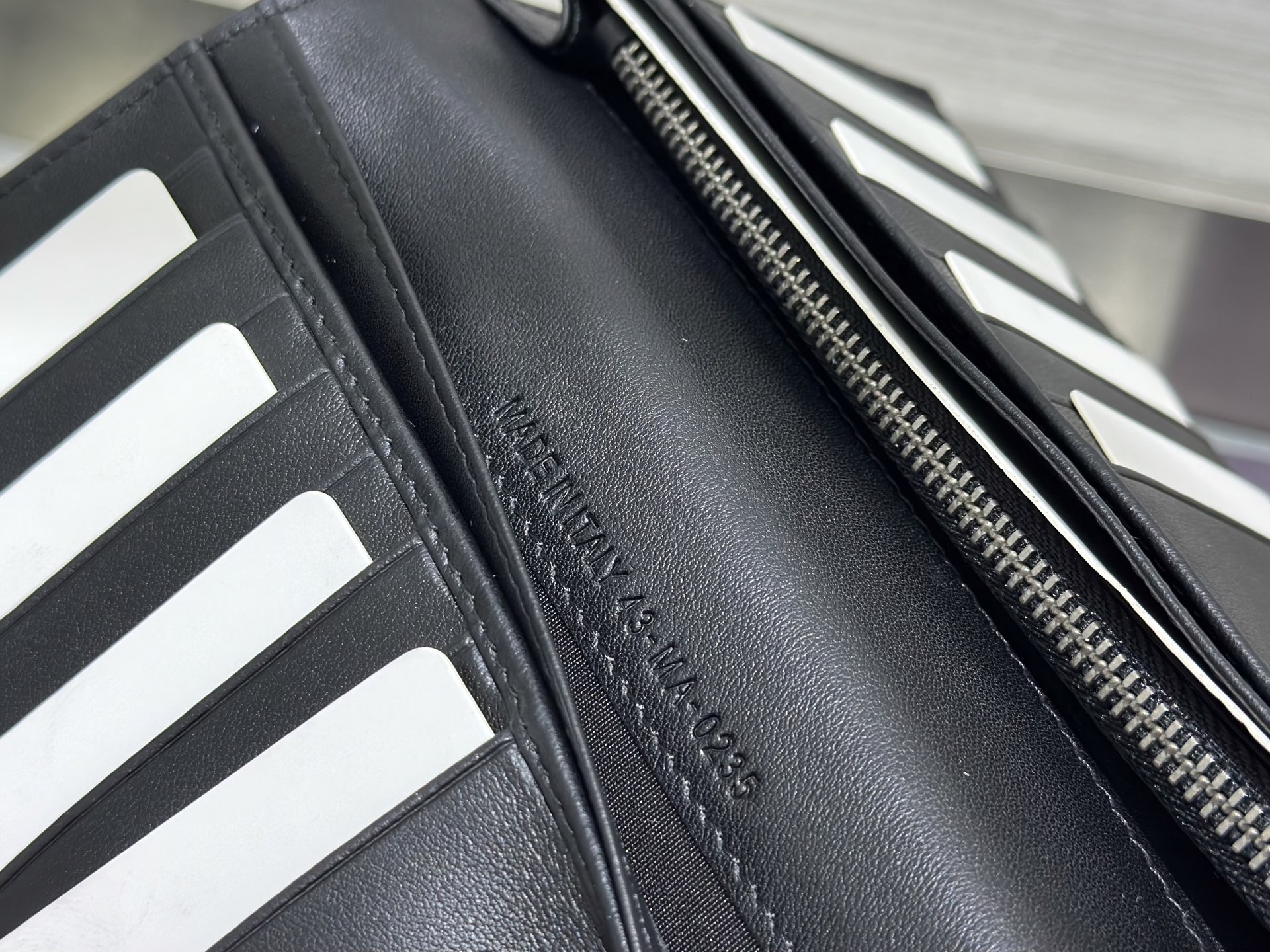 Dior Men's Long Wallet with Bifold Coin Pocket（2ESBC002CDI-H00N）