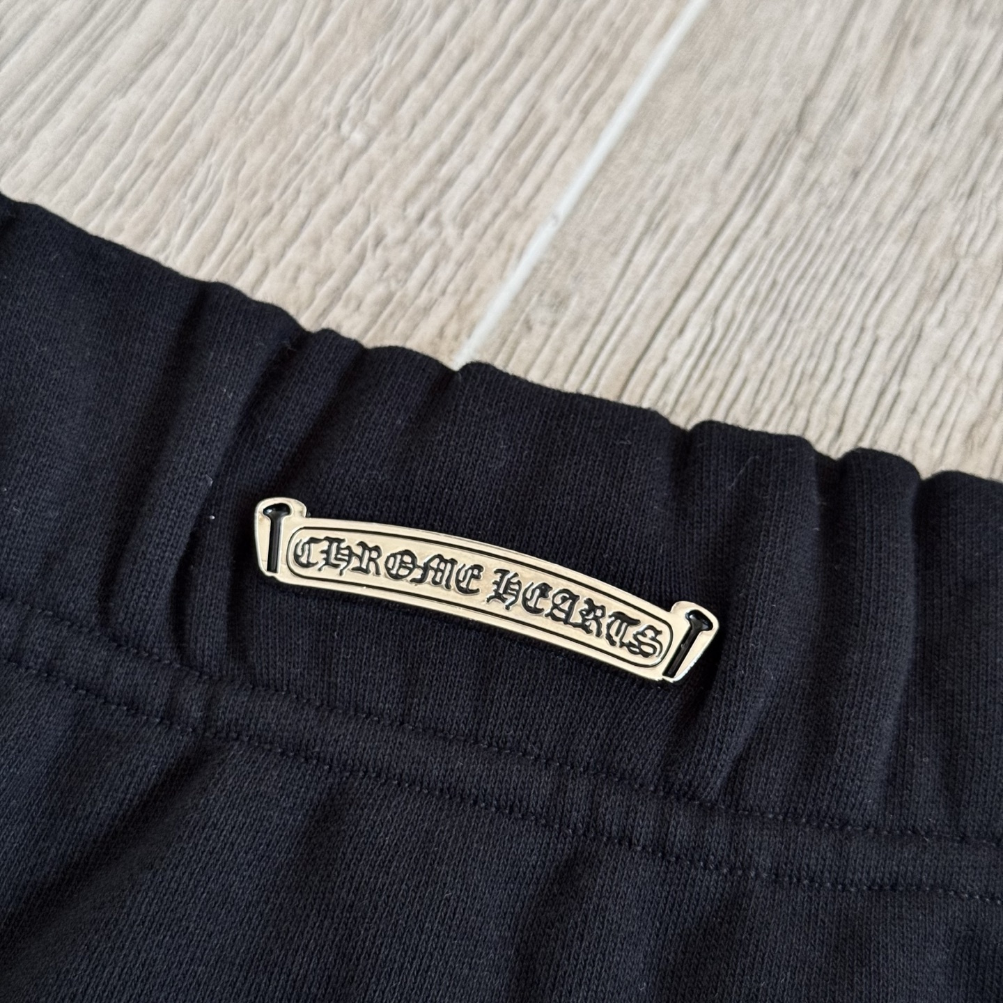 CHROME HEARTS SLO RIDE Scroll Label Sweat Shorts (CH-25-1112）