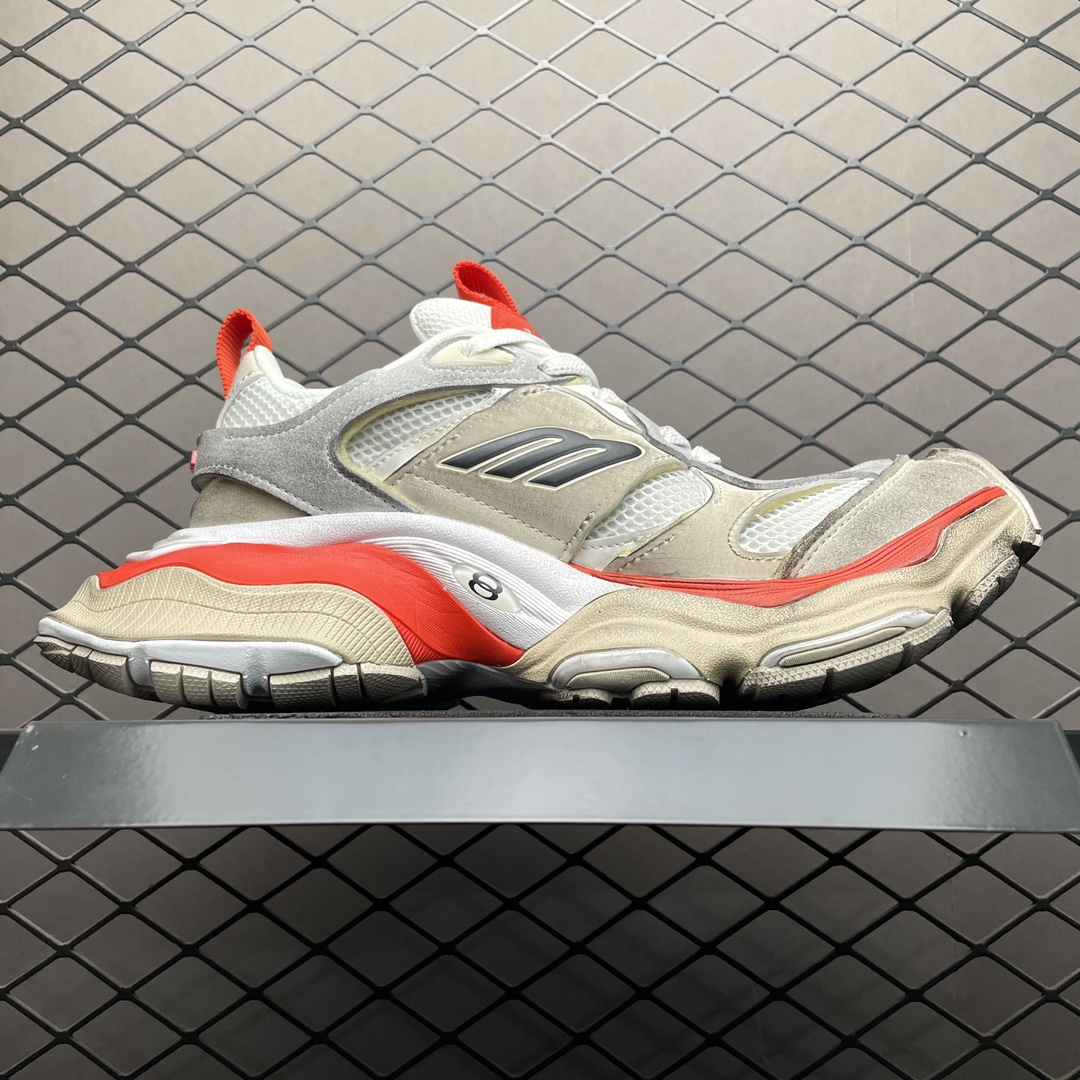 BALENCIAGA Cargo Sneaker "Beige/Grey/Red"（785754W2MV12160）