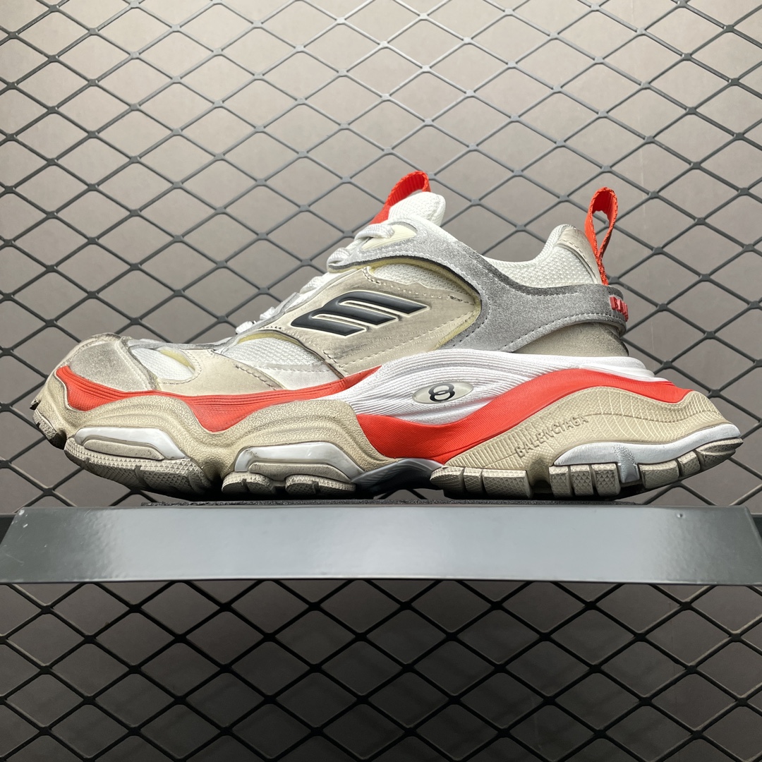 BALENCIAGA Cargo Sneaker "Beige/Grey/Red"（785754W2MV12160）