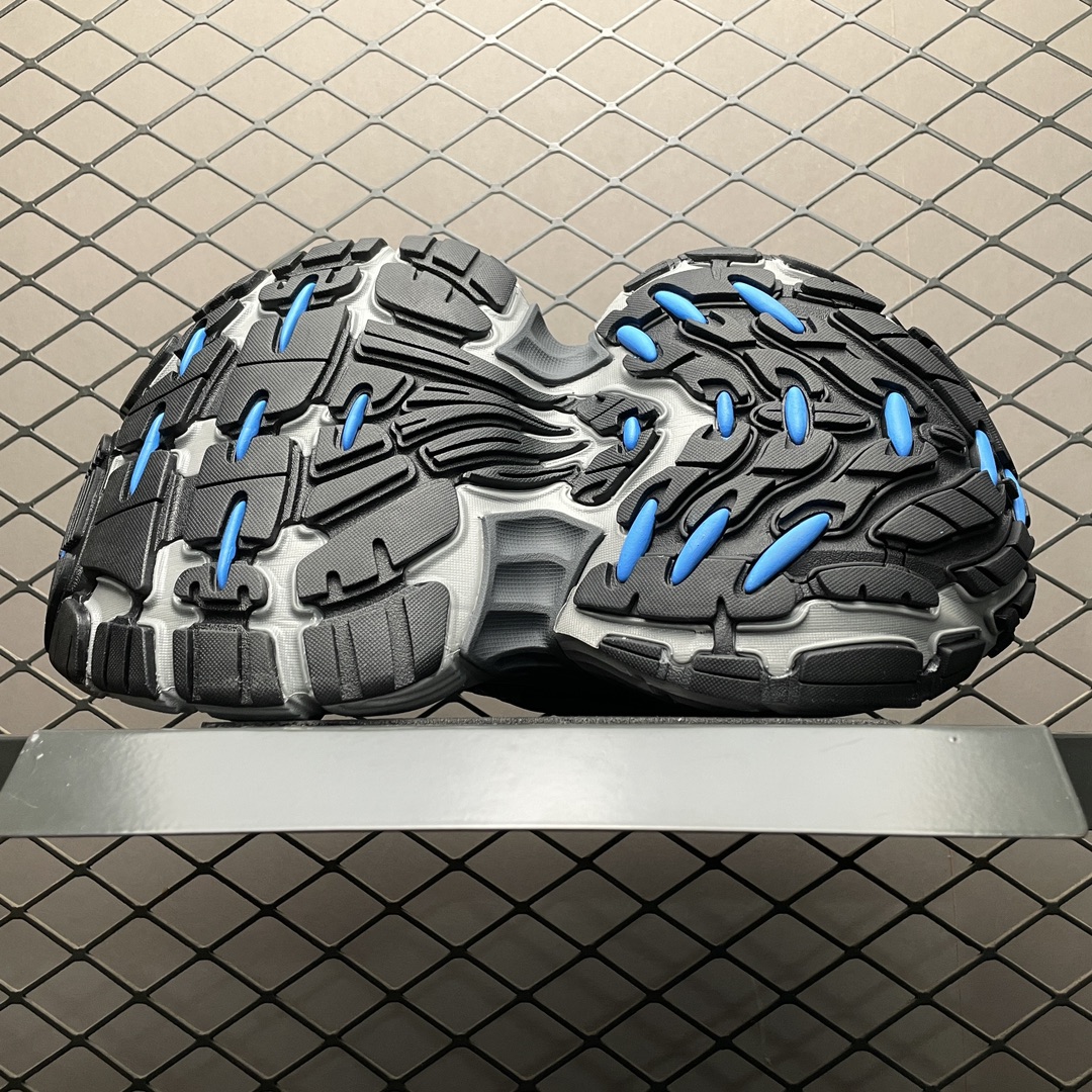BALENCIAGA 10XL Sneaker "Black/Grey/Blue/Green"（784344W2MV21143）