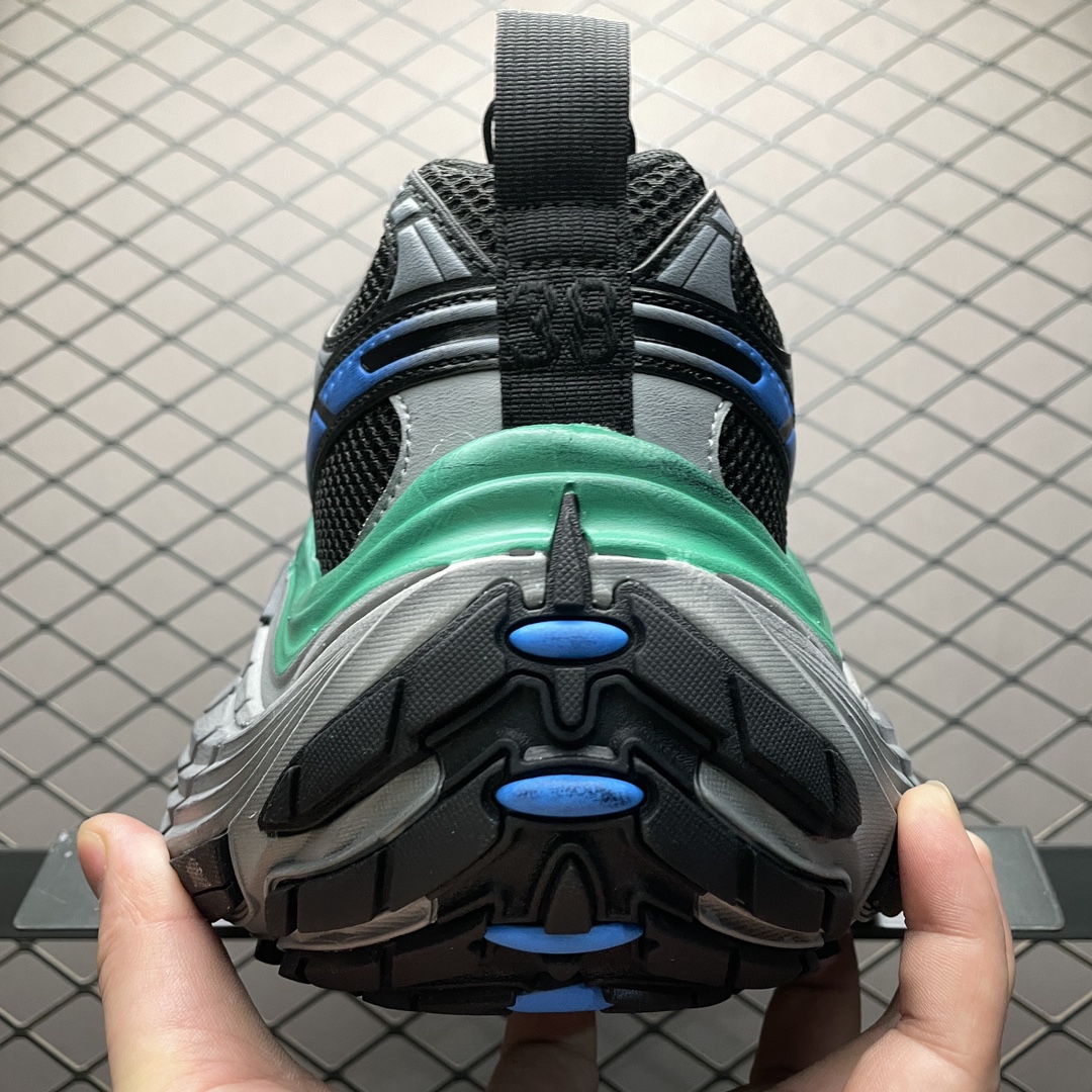 BALENCIAGA 10XL Sneaker "Black/Grey/Blue/Green"（784344W2MV21143）