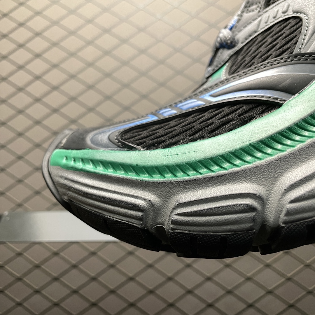 BALENCIAGA 10XL Sneaker "Black/Grey/Blue/Green"（784344W2MV21143）