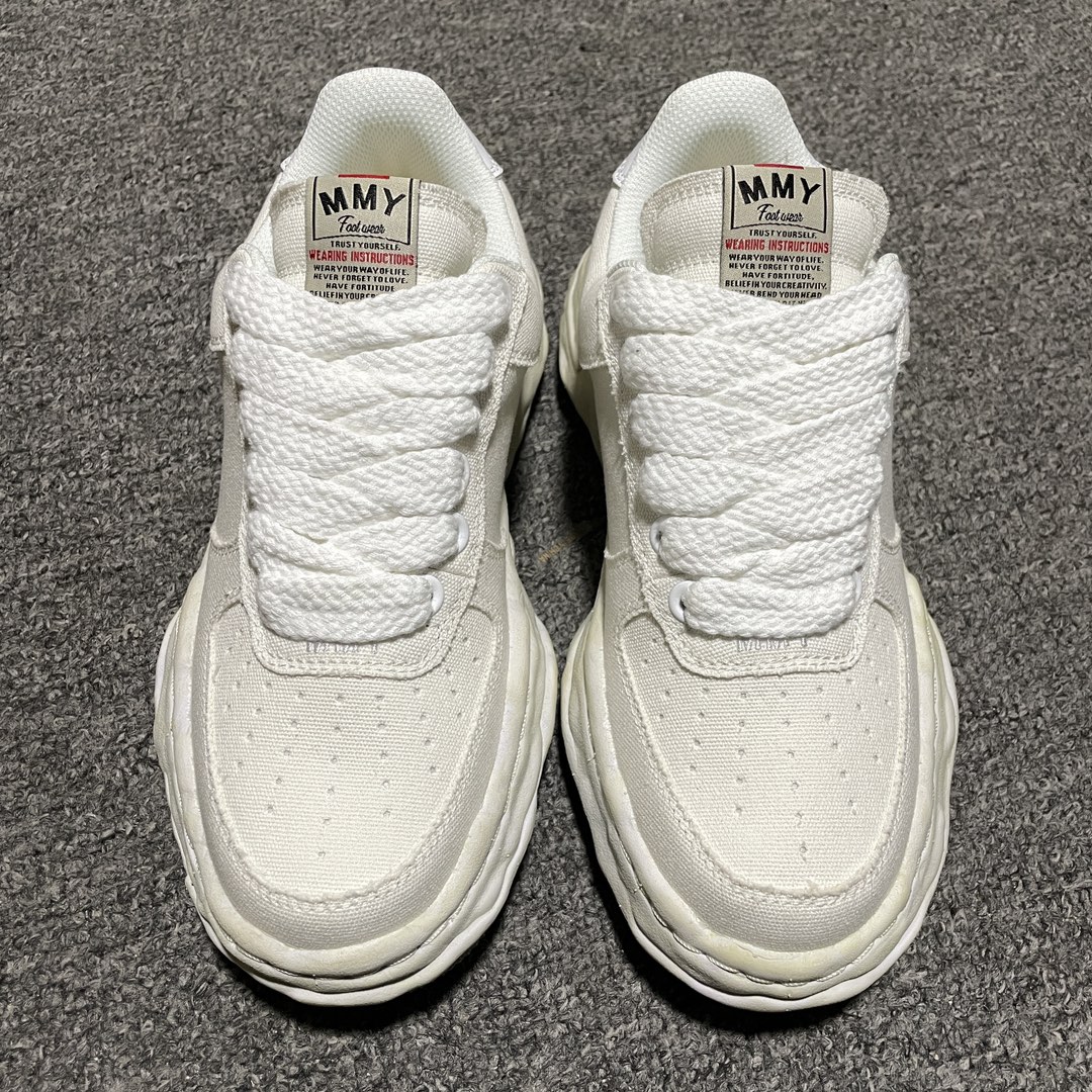 Maison Mihara Yasuhiro Wayne OG Sole Washed Canvas Low (A08FW708) 