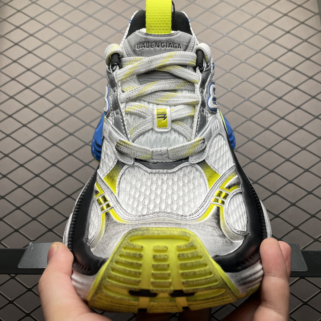 BALENCIAGA WMNS 10XL Sneaker 'White Yellow Blue'（792779W2MV29741）