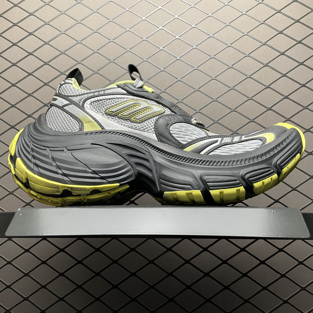 BALENCIAGA 10XL Sneaker "Grey/Yellow"（792779W2MV21097）