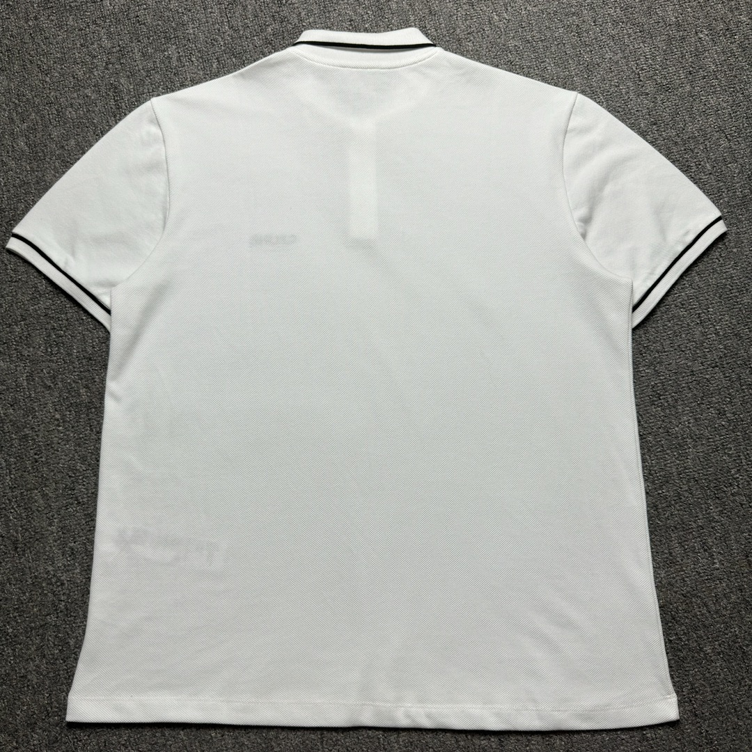 CELINE Logo-Embroidered Cotton-Piqué Polo Shirt (2X68E043F-38AW）