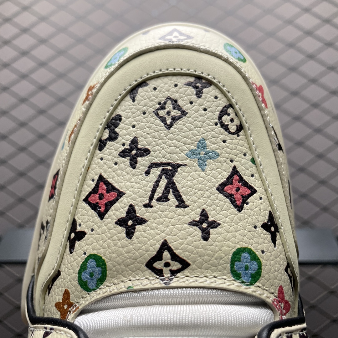 Tyler The Creator × Louis Vuitton LV Trainer Sneaker "Beige"（1ACXBG)