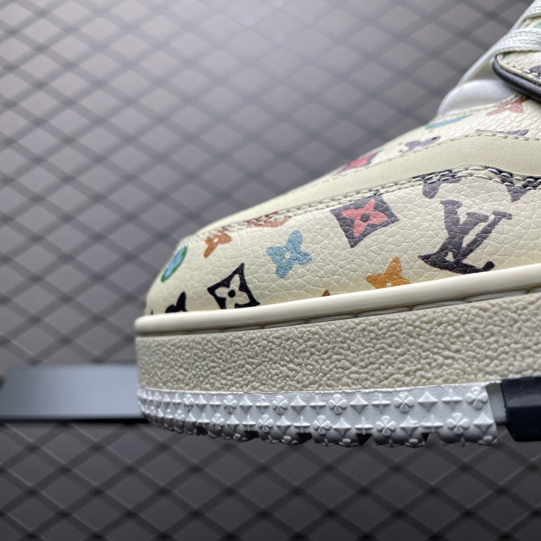 Tyler The Creator × Louis Vuitton LV Trainer Sneaker "Beige"（1ACXBG)