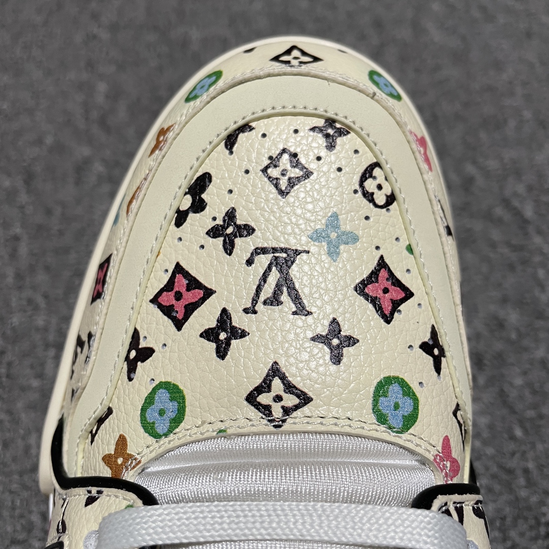 Tyler The Creator × Louis Vuitton LV Trainer Sneaker "Beige"（1ACXBG)