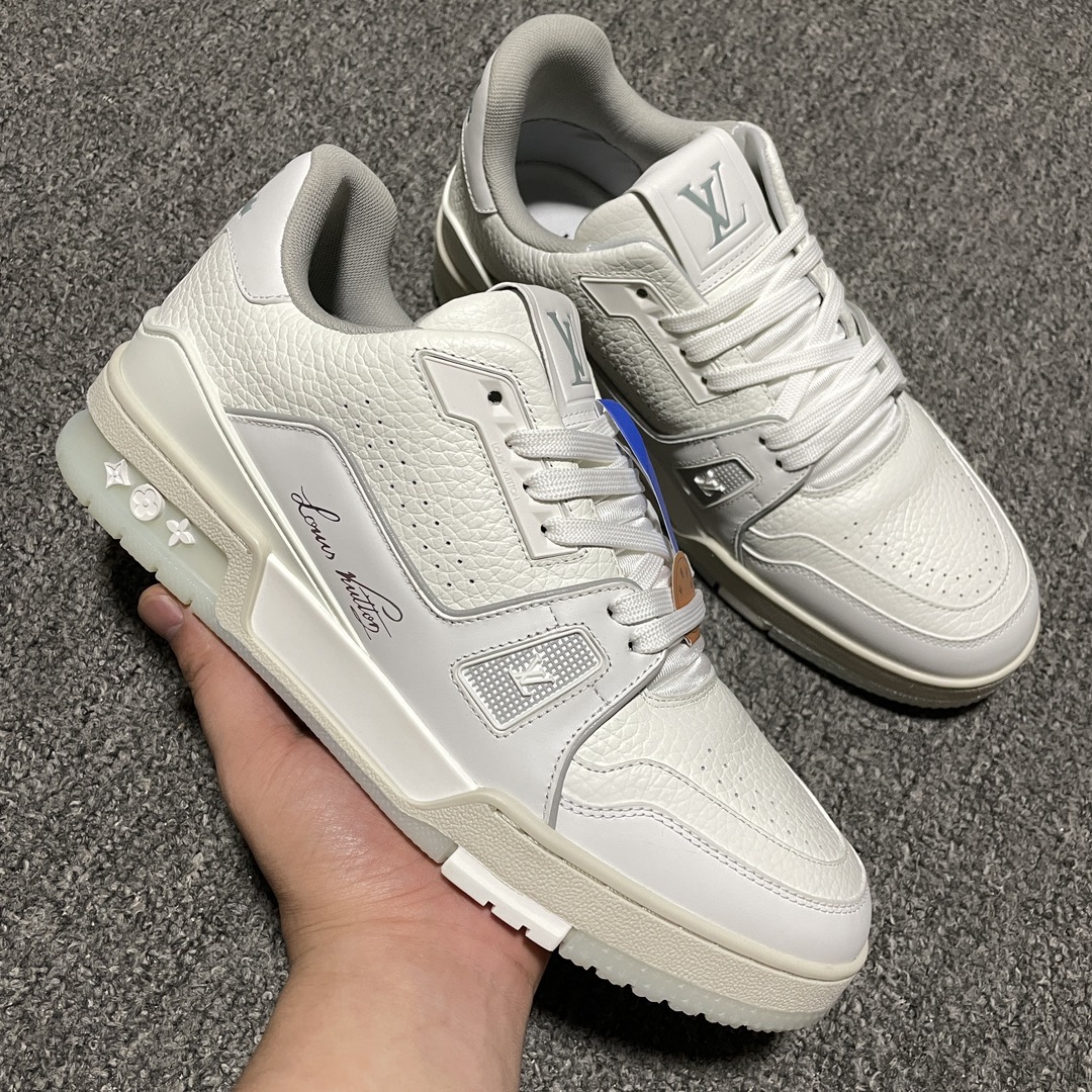 Louis Vuitton LV Trainers 'White Grey (1A8WAV)
