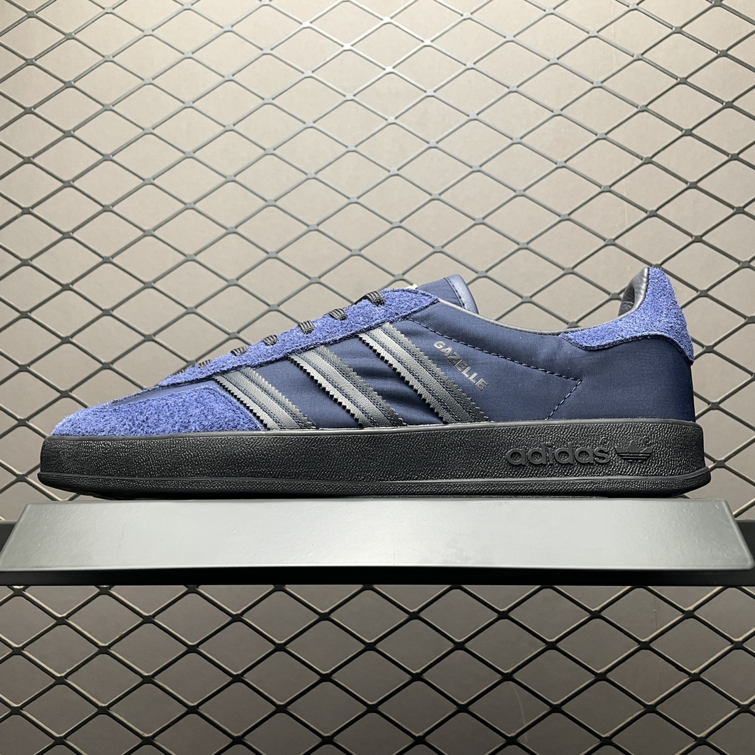 Hikari Shibata × adidas Originals Gazelle Indoor "Night Indigo/Night Grey/Dark Blue"（IH9986）