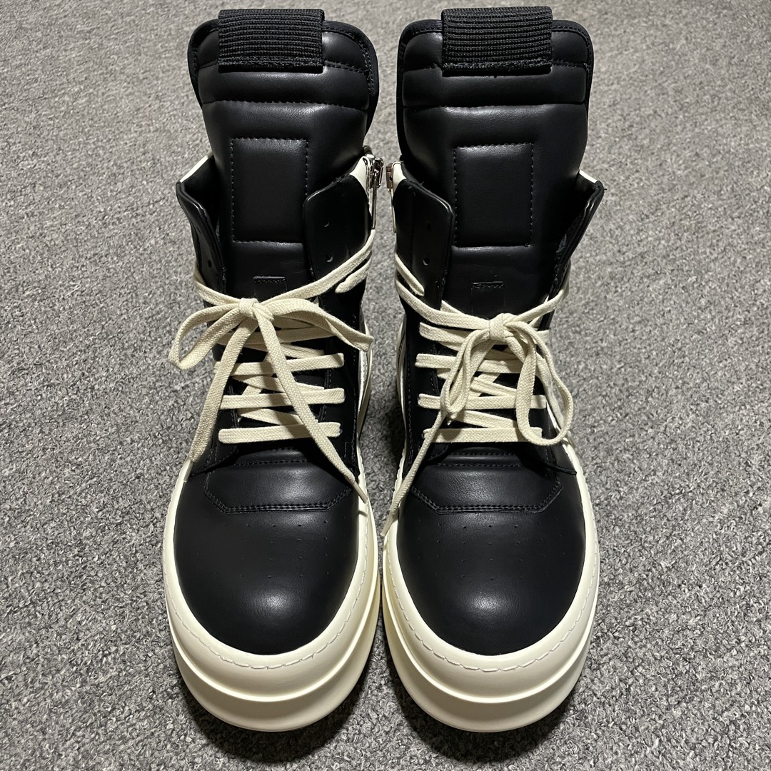 Rick Owens High Top Skateboard Shoes (RU01D3868LOOLCO-911)