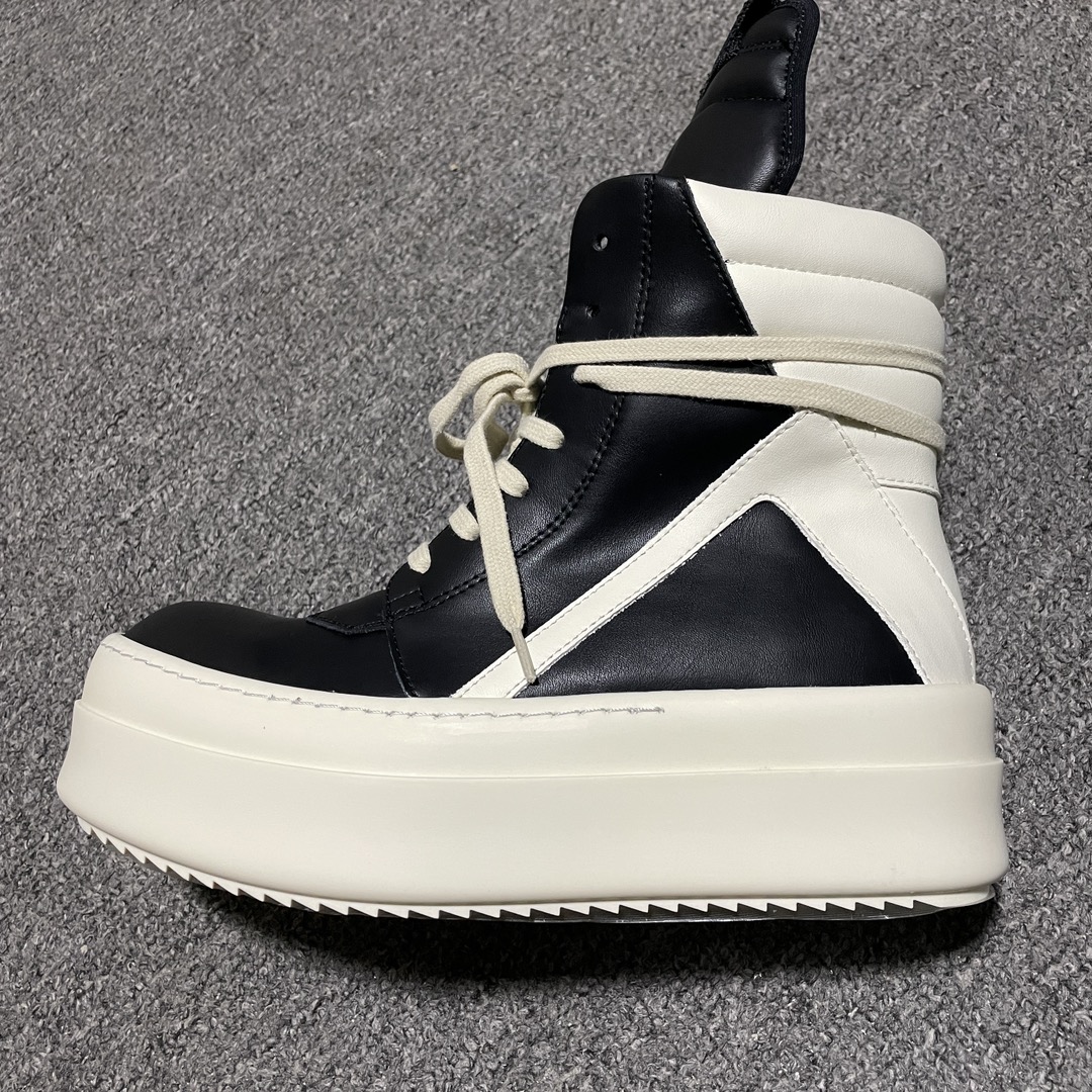 Rick Owens High Top Skateboard Shoes (RU01D3868LOOLCO-911)