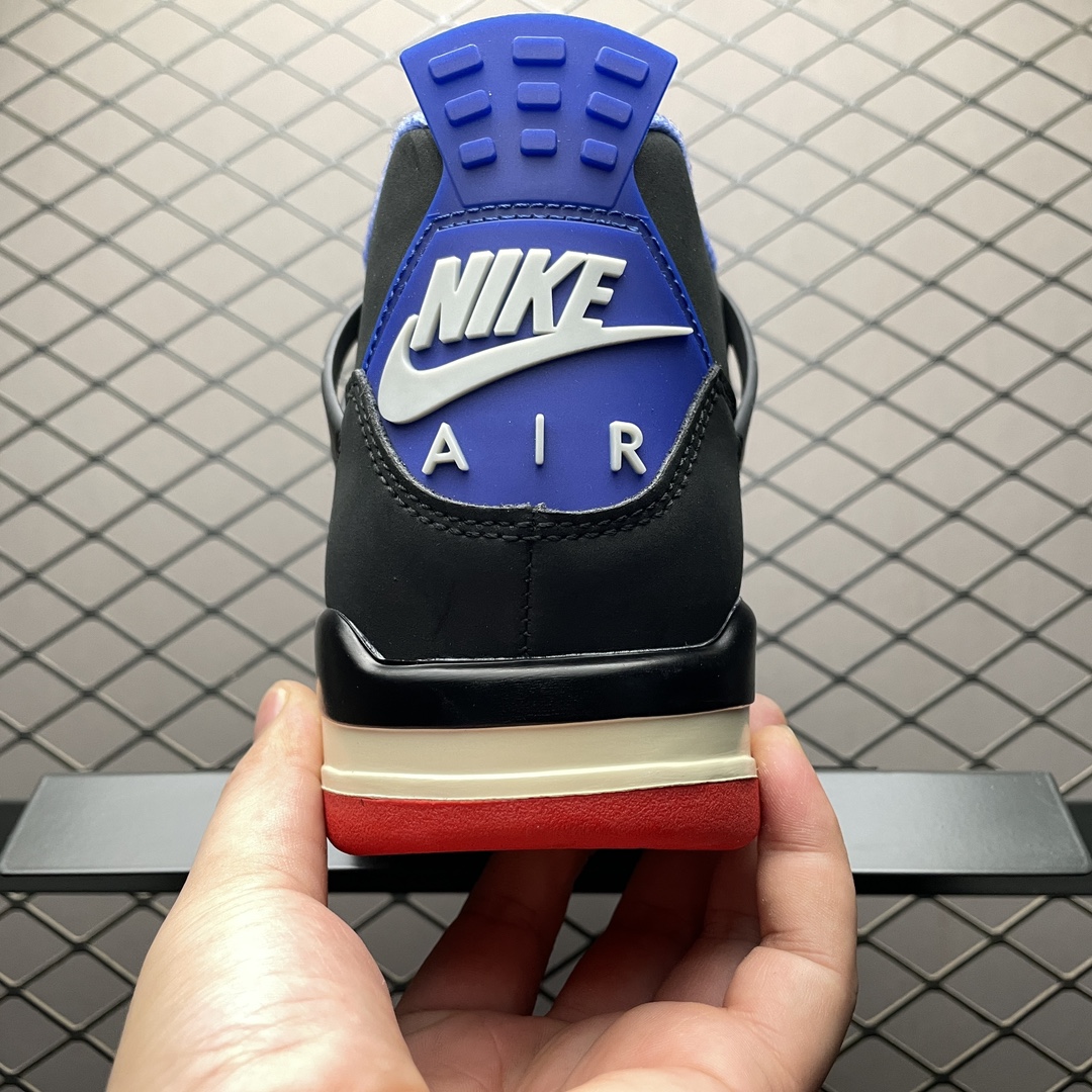 Nike Air Jordan 4 Retro "Black/Fire Red/Deep Royal"（FV5029-003）
