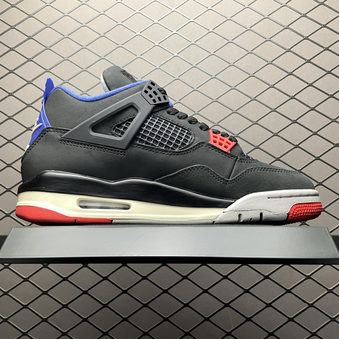 Nike Air Jordan 4 Retro "Black/Fire Red/Deep Royal"（FV5029-003）