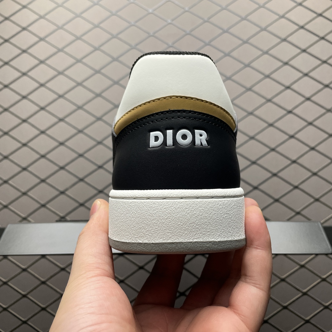 Dior B27 Low 'Dior Oblique Galaxy - Black White Beige'（3SN272ZIJ_H163）