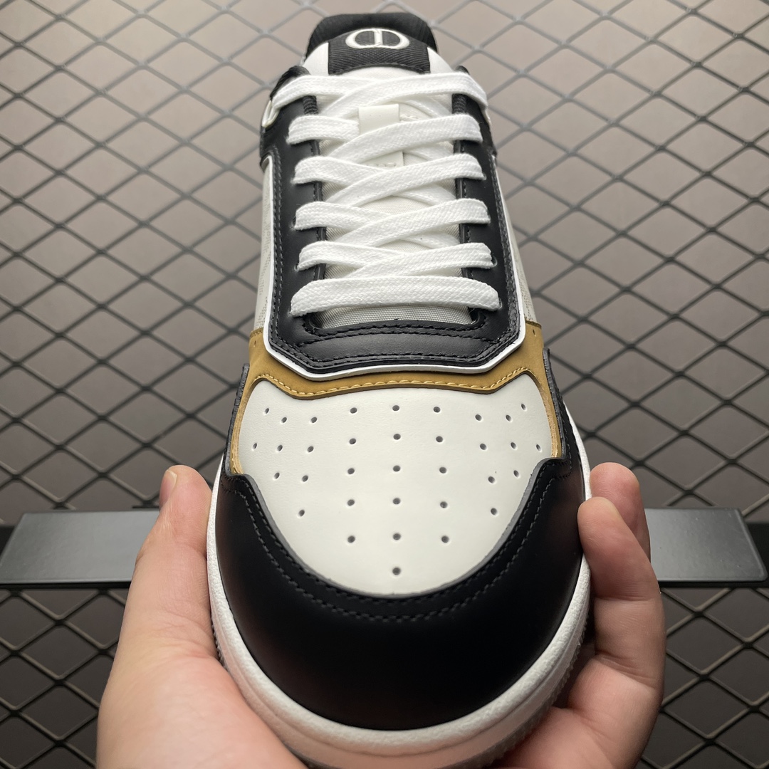Dior B27 Low 'Dior Oblique Galaxy - Black White Beige'（3SN272ZIJ_H163）