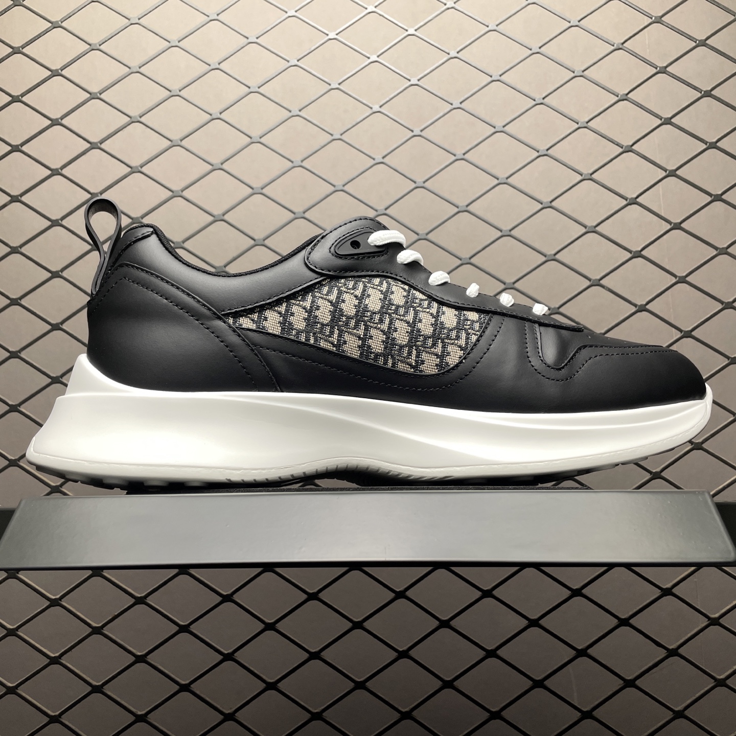 DIOR B25 Runner Sneaker 'Black' 3SN299ZIR_H965（3SN299ZIR_H965）