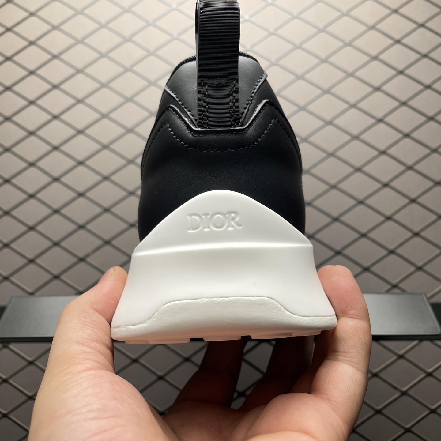 DIOR B25 Runner Sneaker 'Black' 3SN299ZIR_H965（3SN299ZIR_H965）