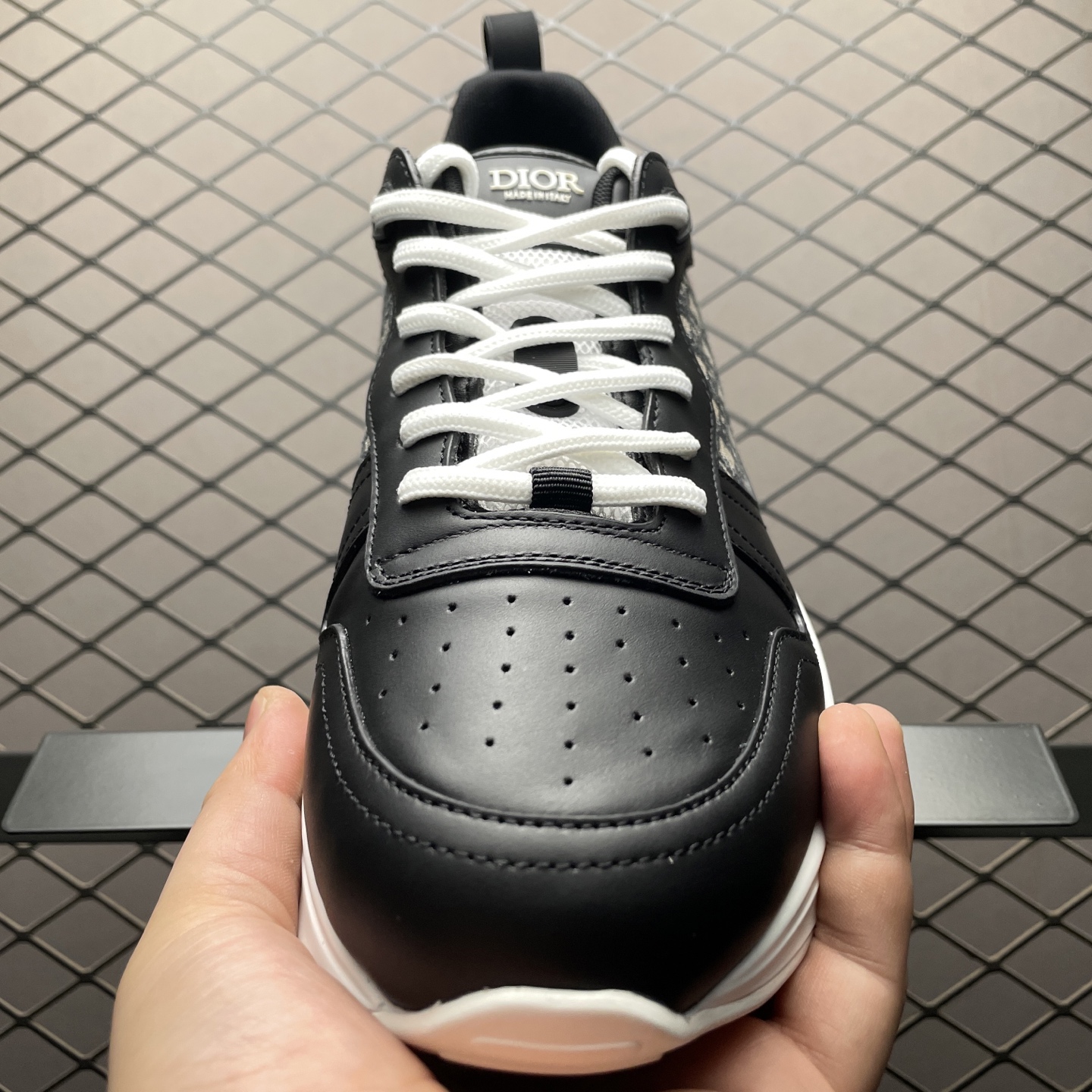 DIOR B25 Runner Sneaker 'Black' 3SN299ZIR_H965（3SN299ZIR_H965）