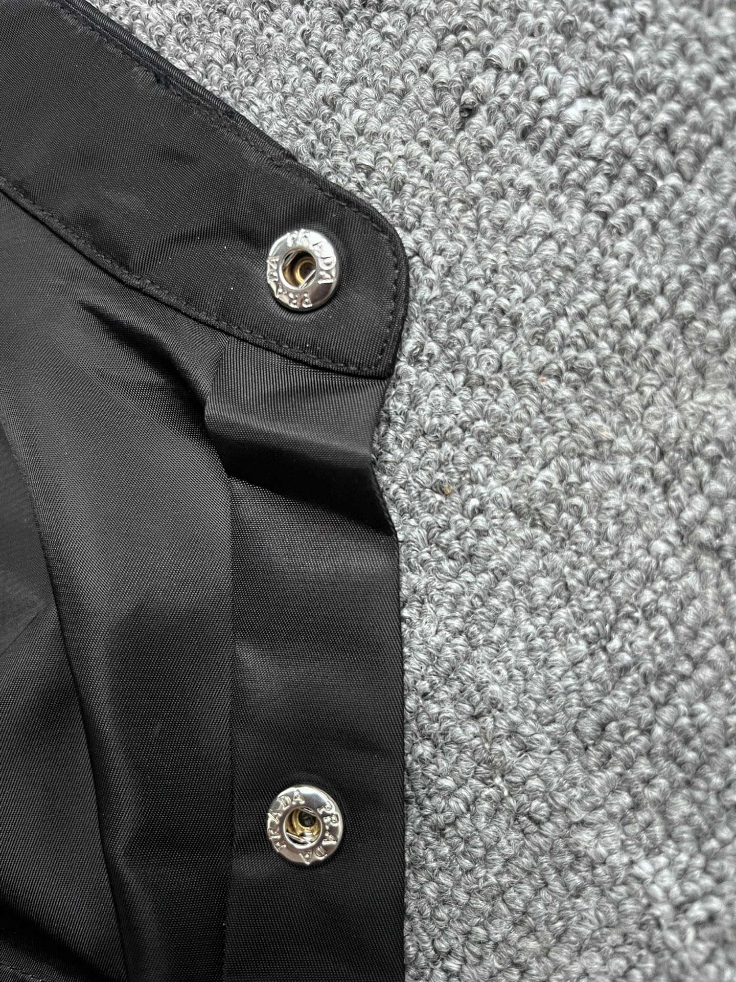 Prada Black Re-nylon Shirt (SC548-1WQ8-F0002-S-212）