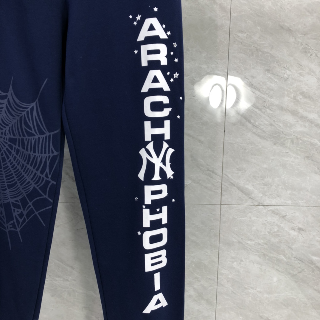 SP5DER ARACH NY Phobia Sweatpants (SP5-121649578）