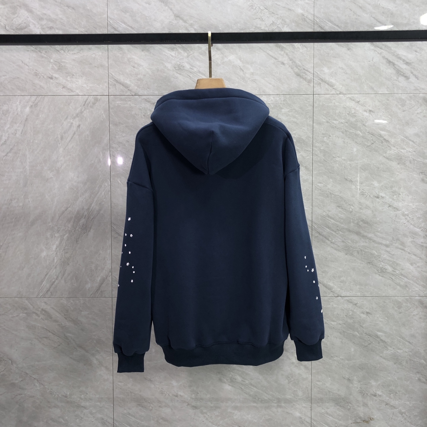 Sp5der OG Web Hoodie Navy (M01SS001OGNP）