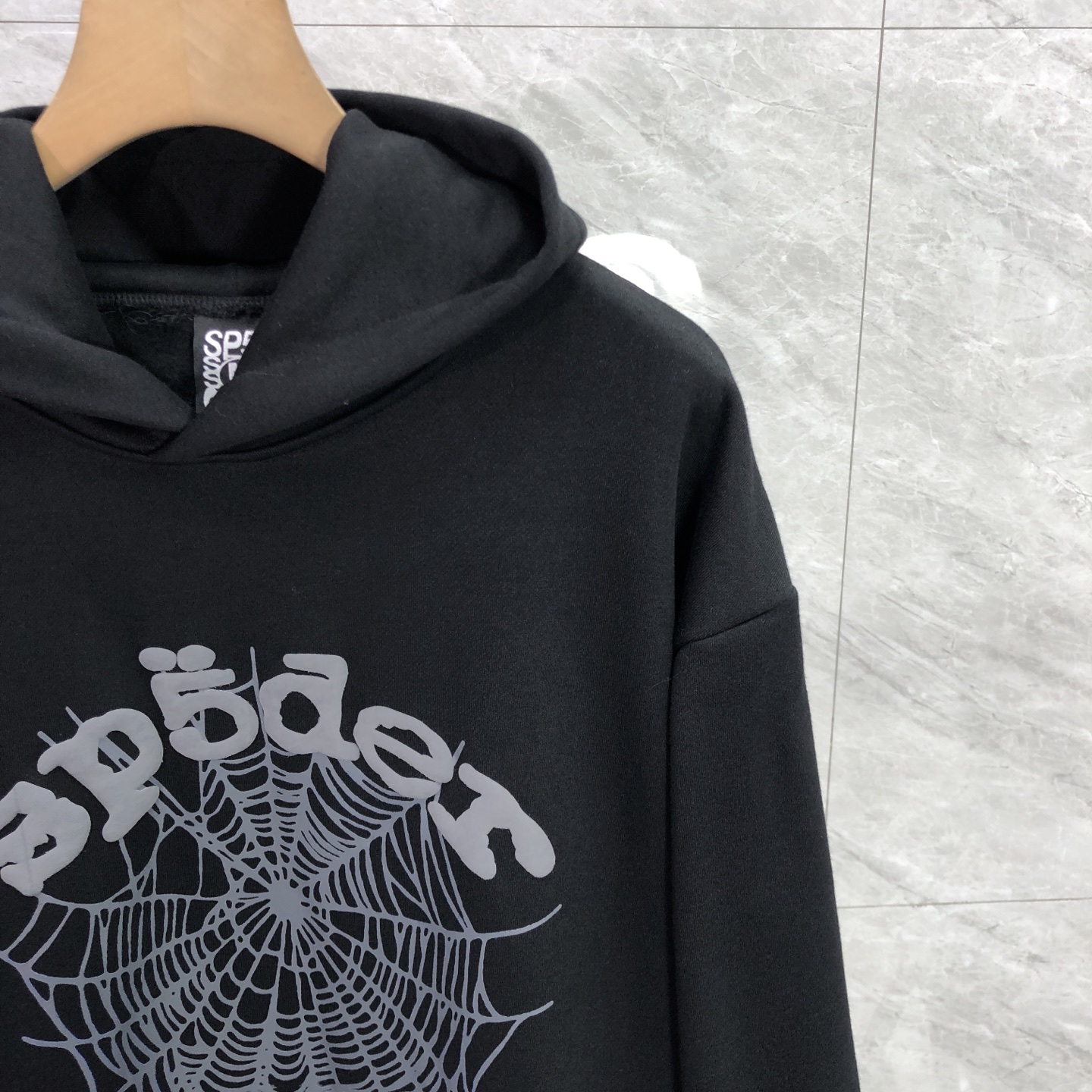 SP5DER Phantom Web Hoodie Black (SP01SS001OGNP）