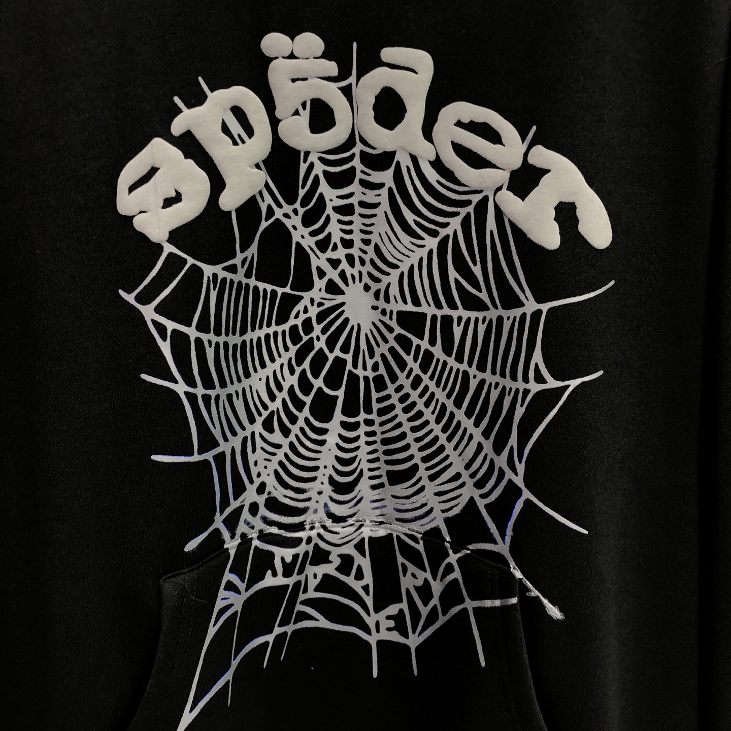 SP5DER Phantom Web Hoodie Black (SP01SS001OGNP）