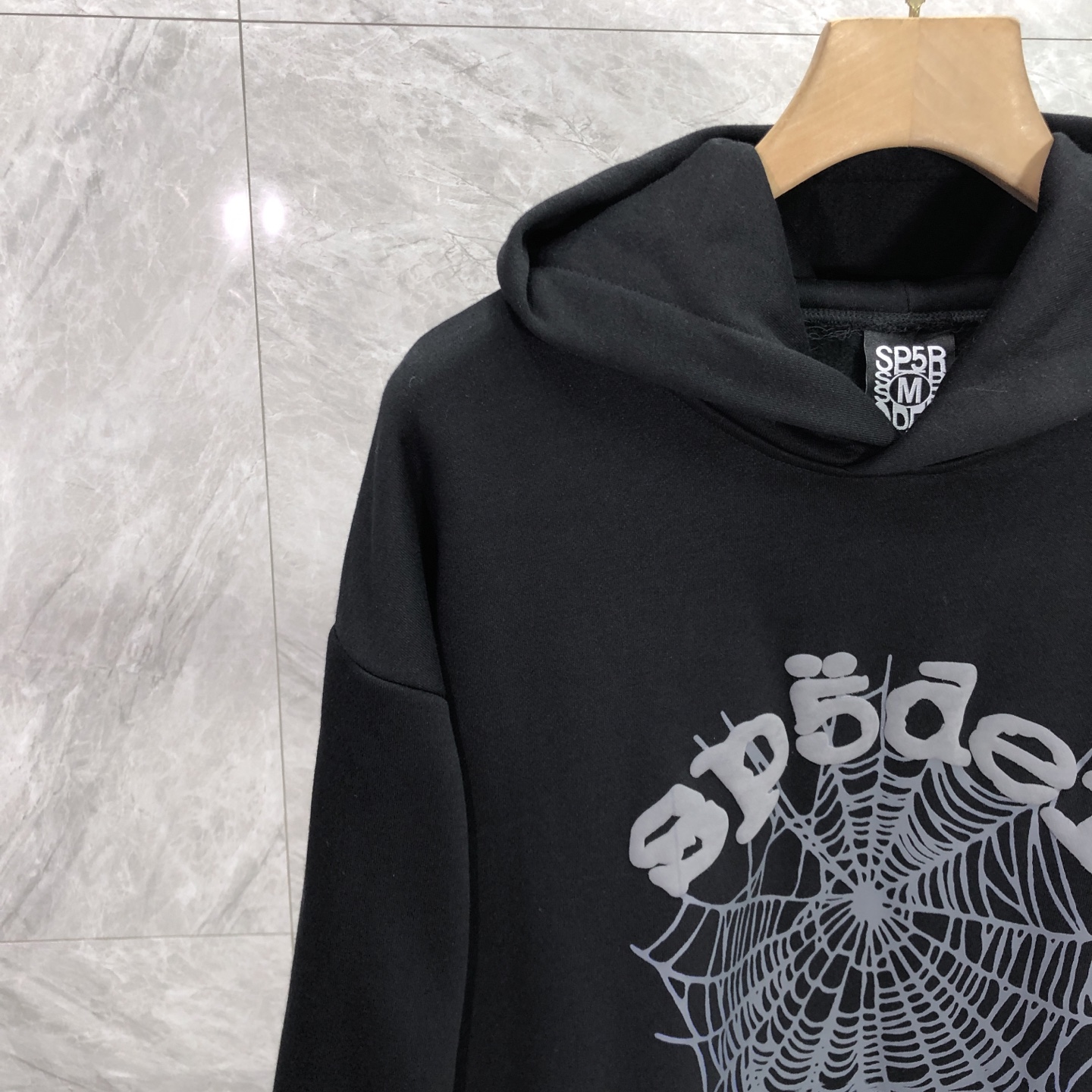 SP5DER Phantom Web Hoodie Black (SP01SS001OGNP）