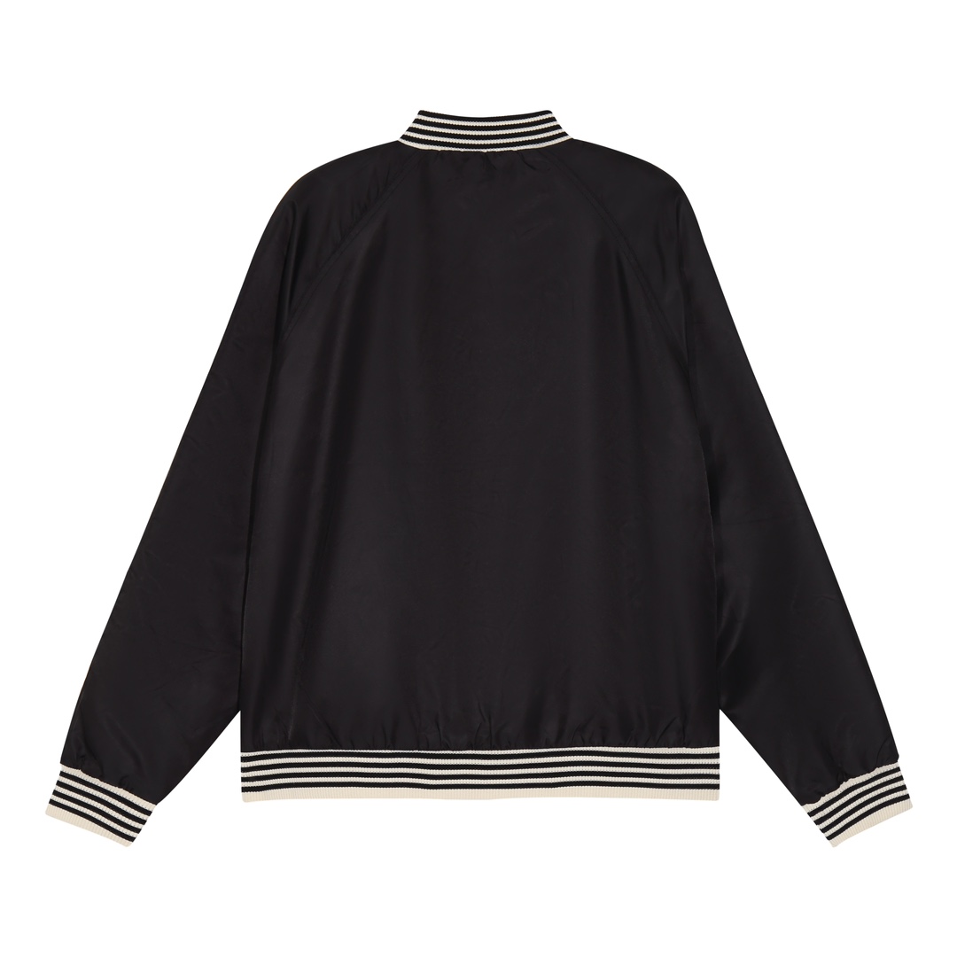 CELINE Embroidered Teddy Jacket 'Black' (2W971048S-38NO）