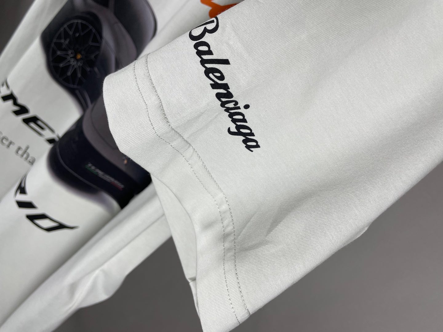 Balenciaga Automobili Lamborghini Boxing T-Shirt （826344TSVP99012）