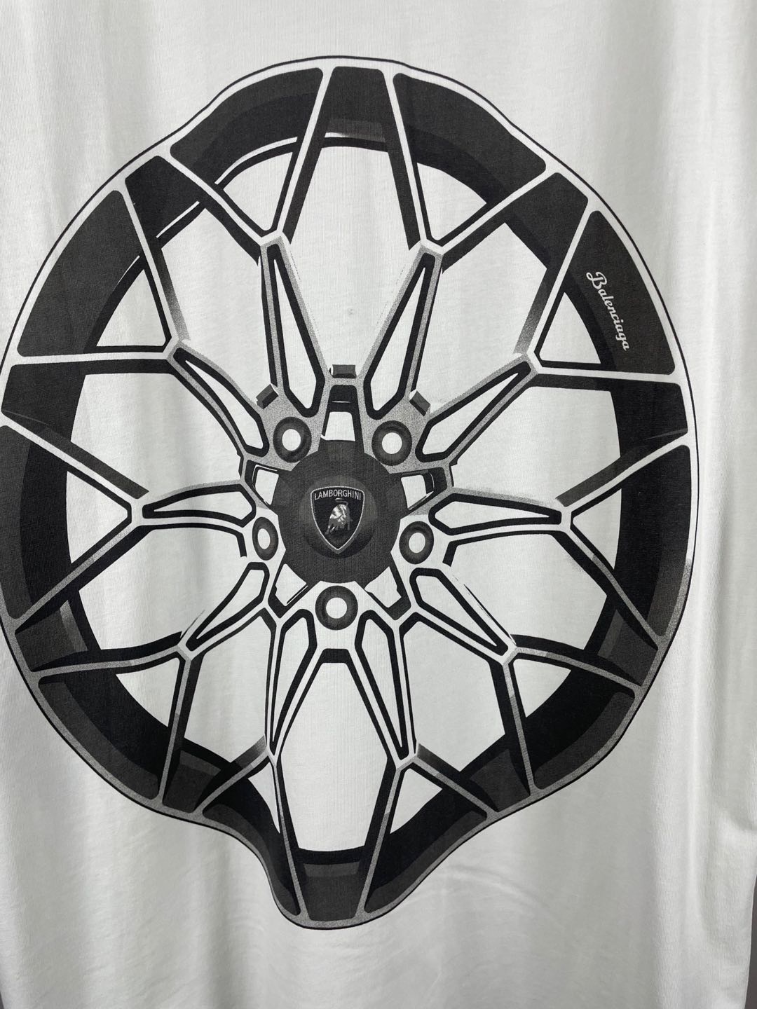 Balenciaga Automobili Lamborghini Boxing T-Shirt （826344TSVP99012）