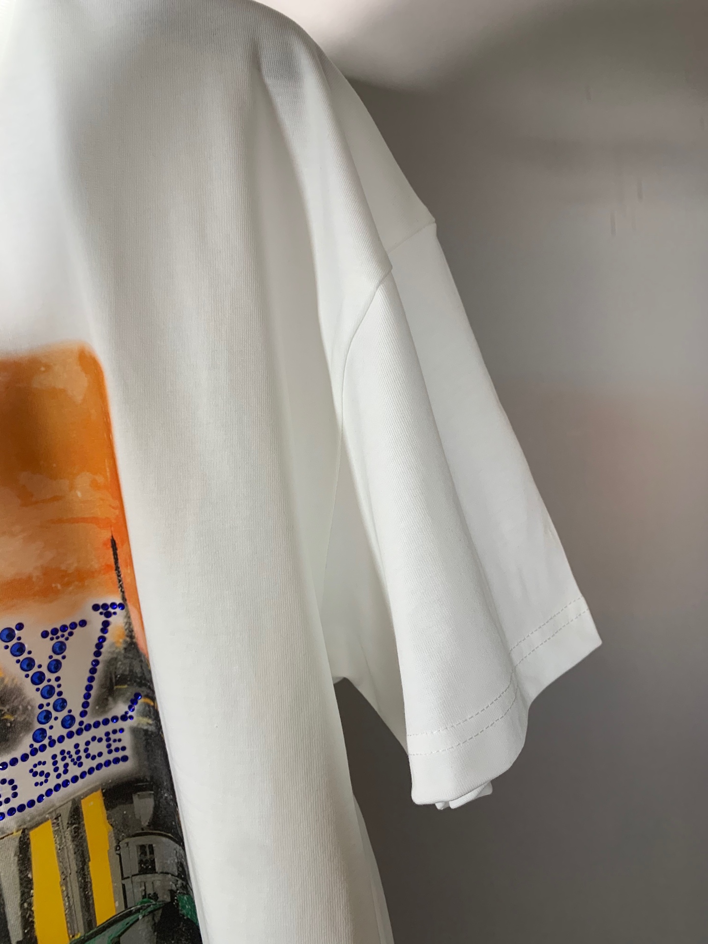 Louis Vuitton Embellished graphic cotton T-shirt（1AHCKM）