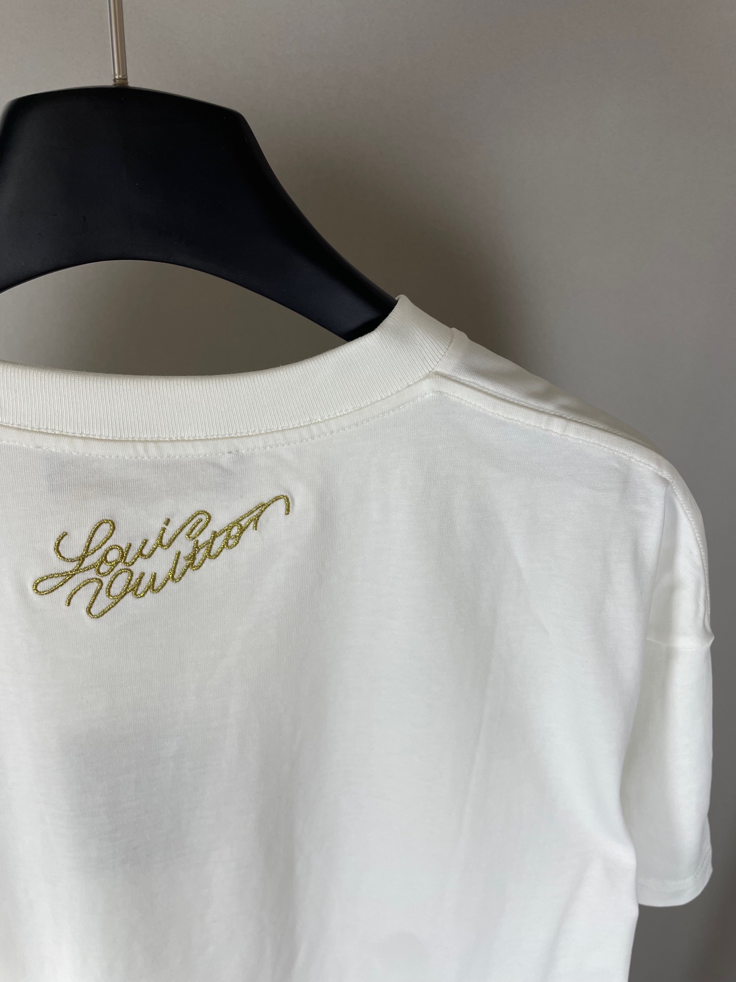 Louis Vuitton Embellished Cotton T-shirt（1AGJZM)