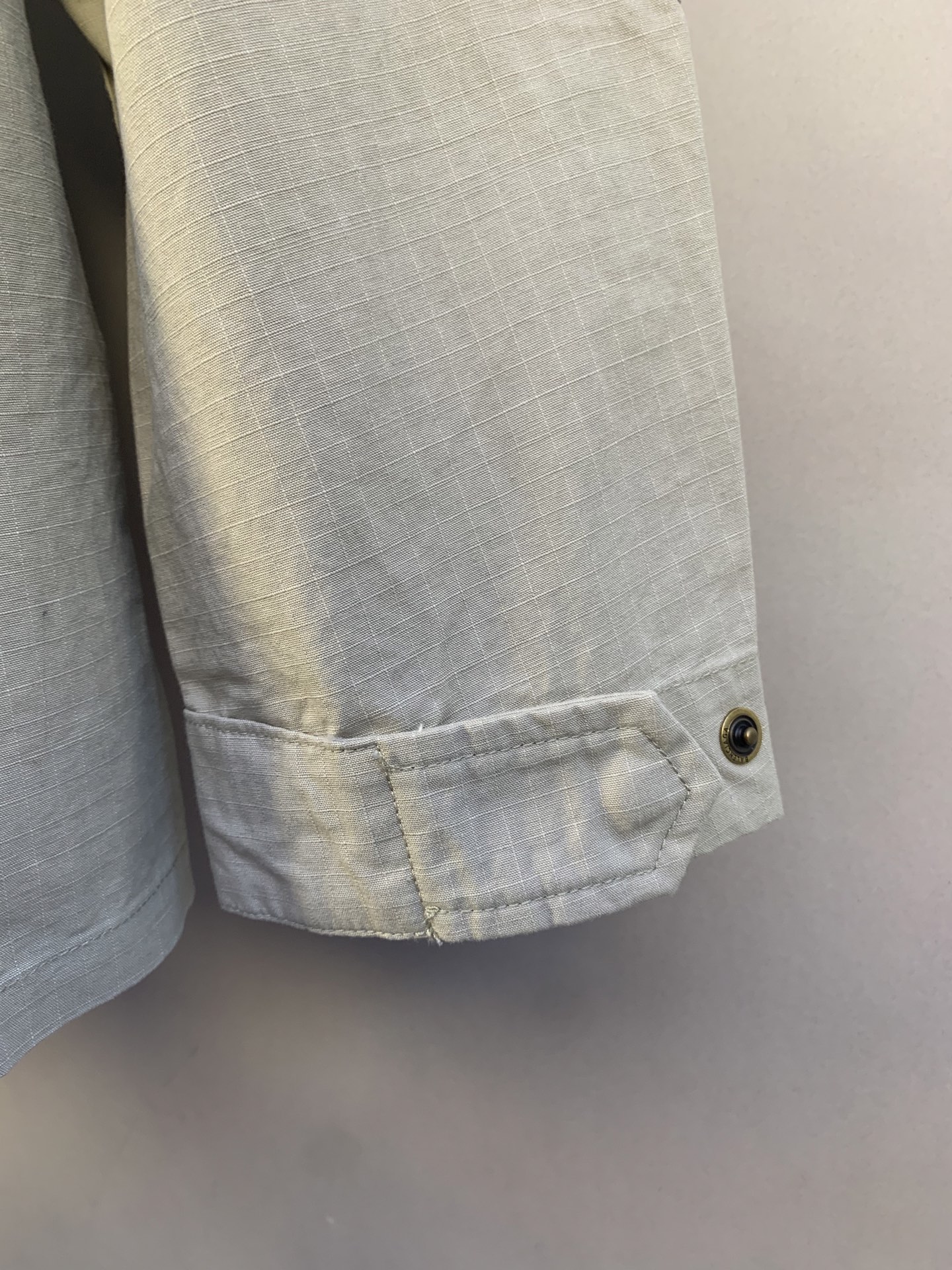 BALENCIAGA Men's Military Shirt "Dark Gray"（814719TQP131140）