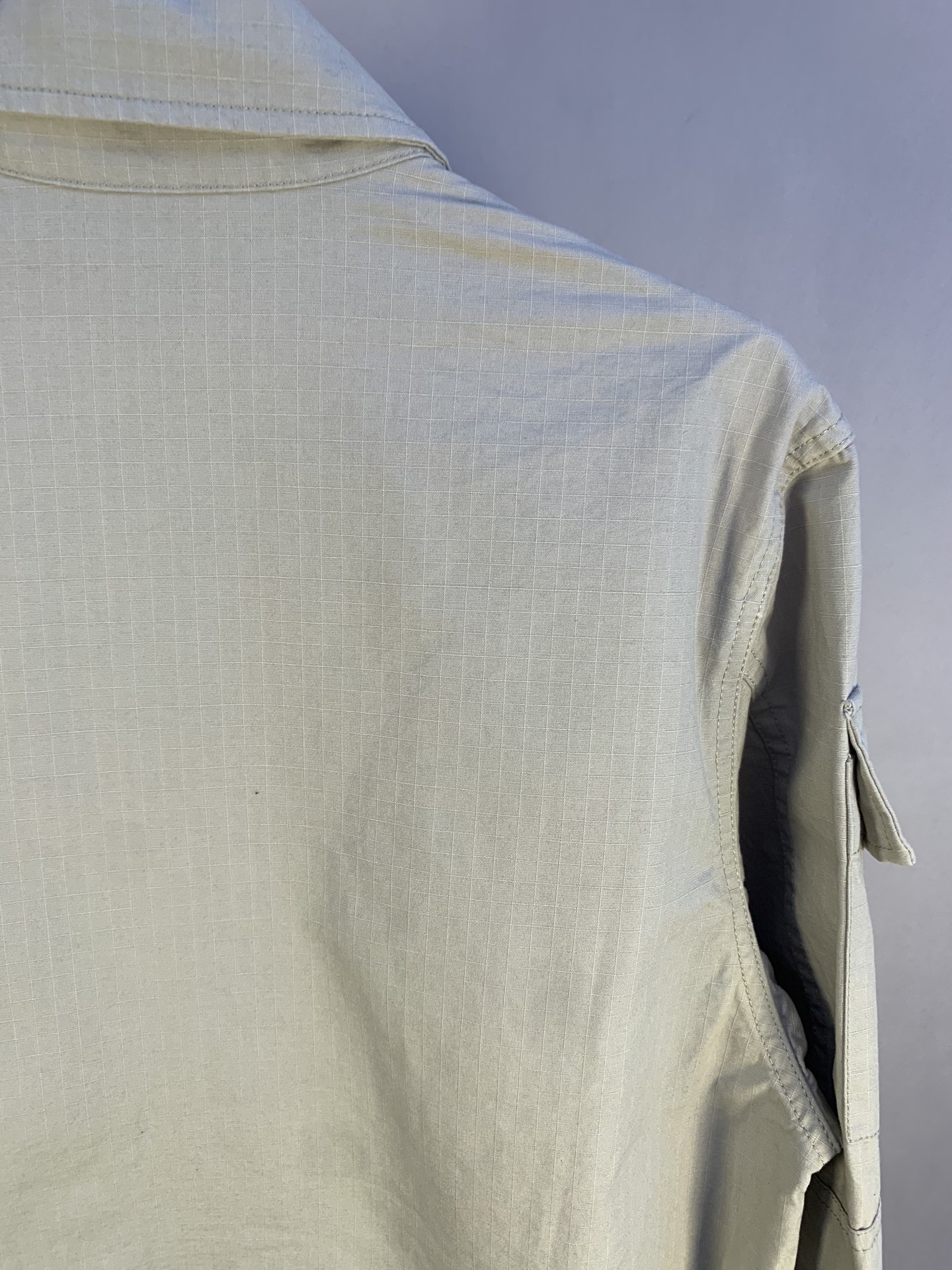 BALENCIAGA Men's Military Shirt "Dark Gray"（814719TQP131140）