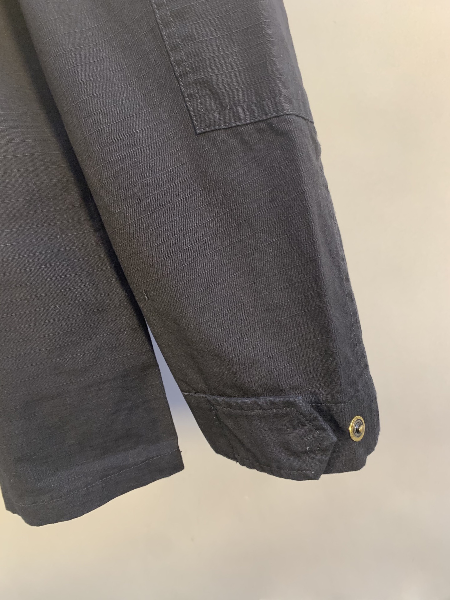 BALENCIAGA Men's Military Shirt "Dark Gray"（814719TQP131140）