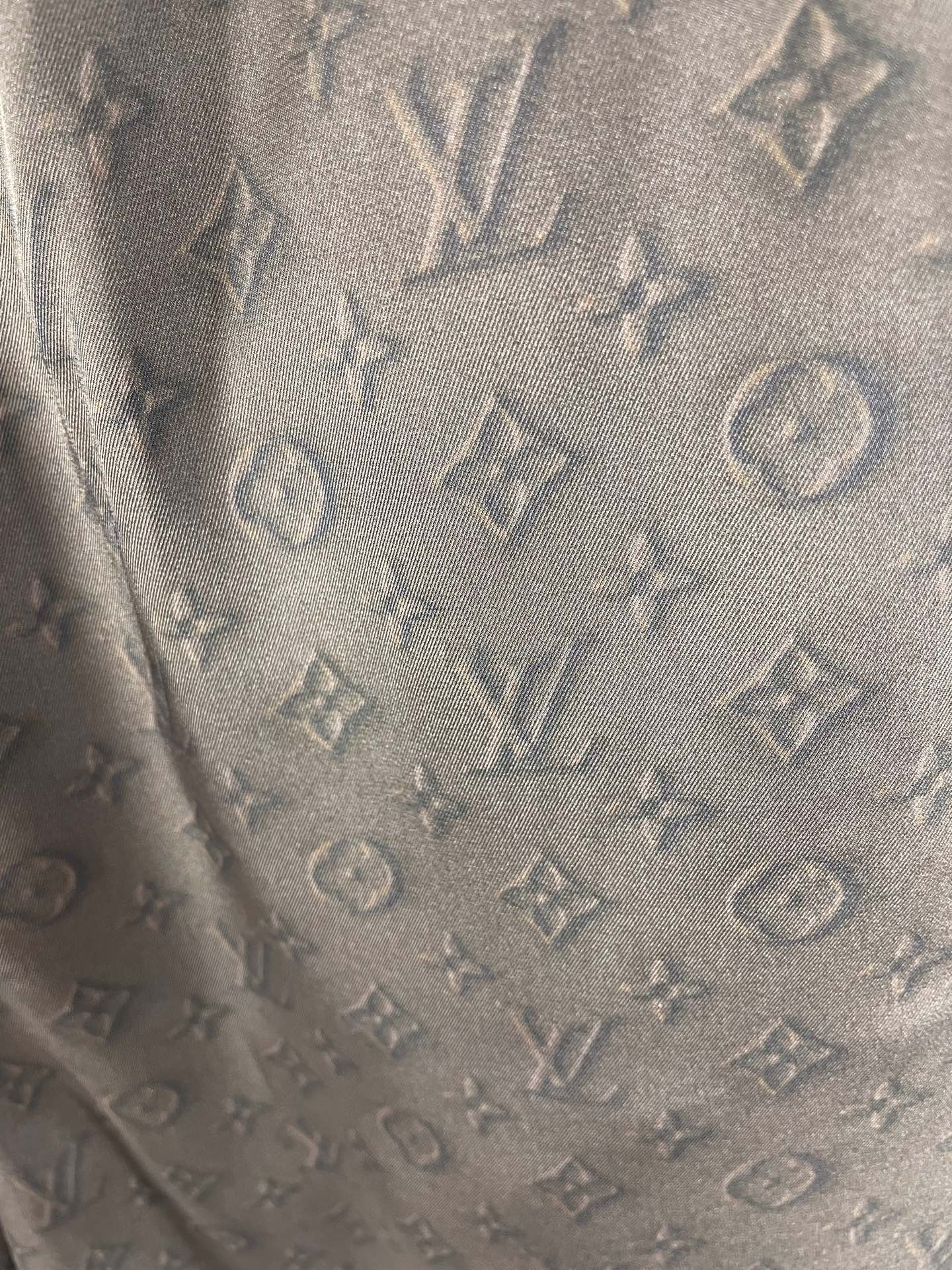 LOUIS VUITTON Monogram Silk Shorts（1AHCGS）