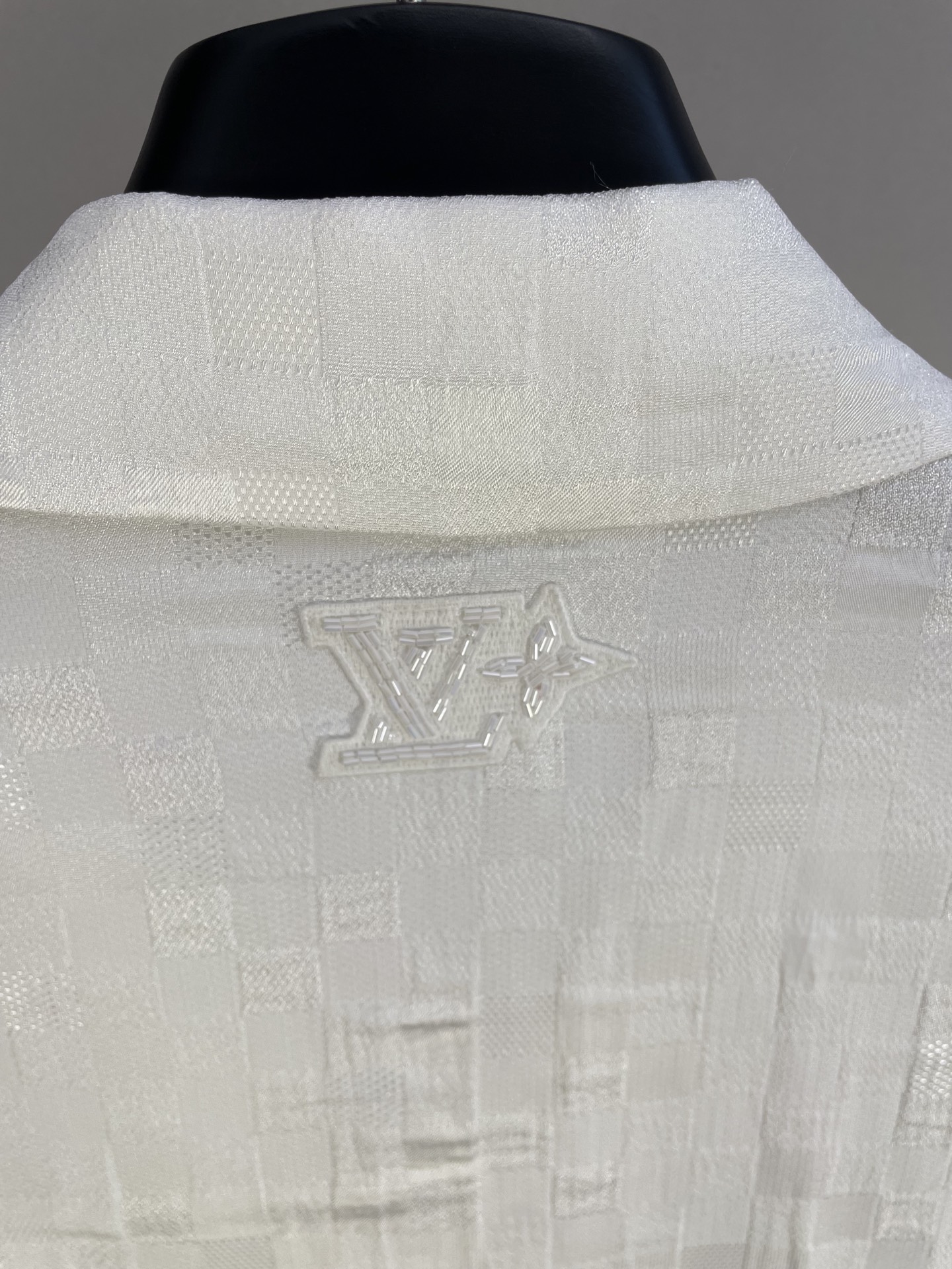 Louis Vuitton Graphic Jacquard Short-Sleeved Shirt Black（1AHCH2）