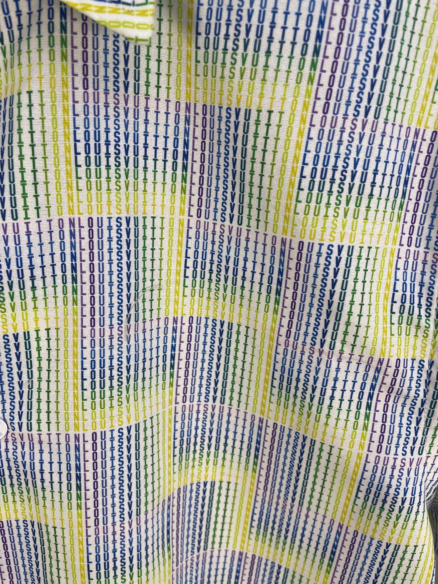 Louis Vuitton Men's Graphic Print Shirt（1AGTQH）