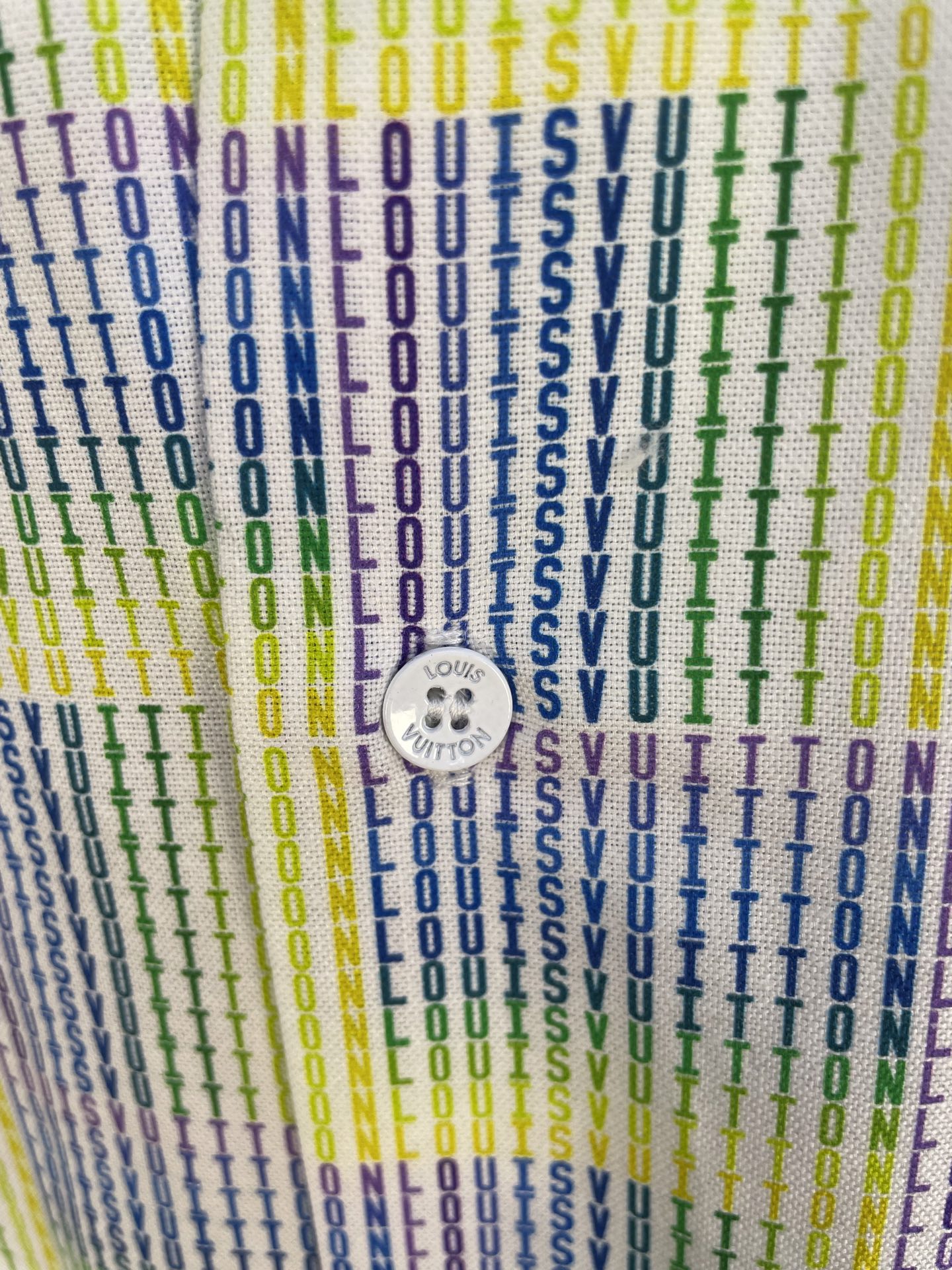 Louis Vuitton Men's Graphic Print Shirt（1AGTQH）